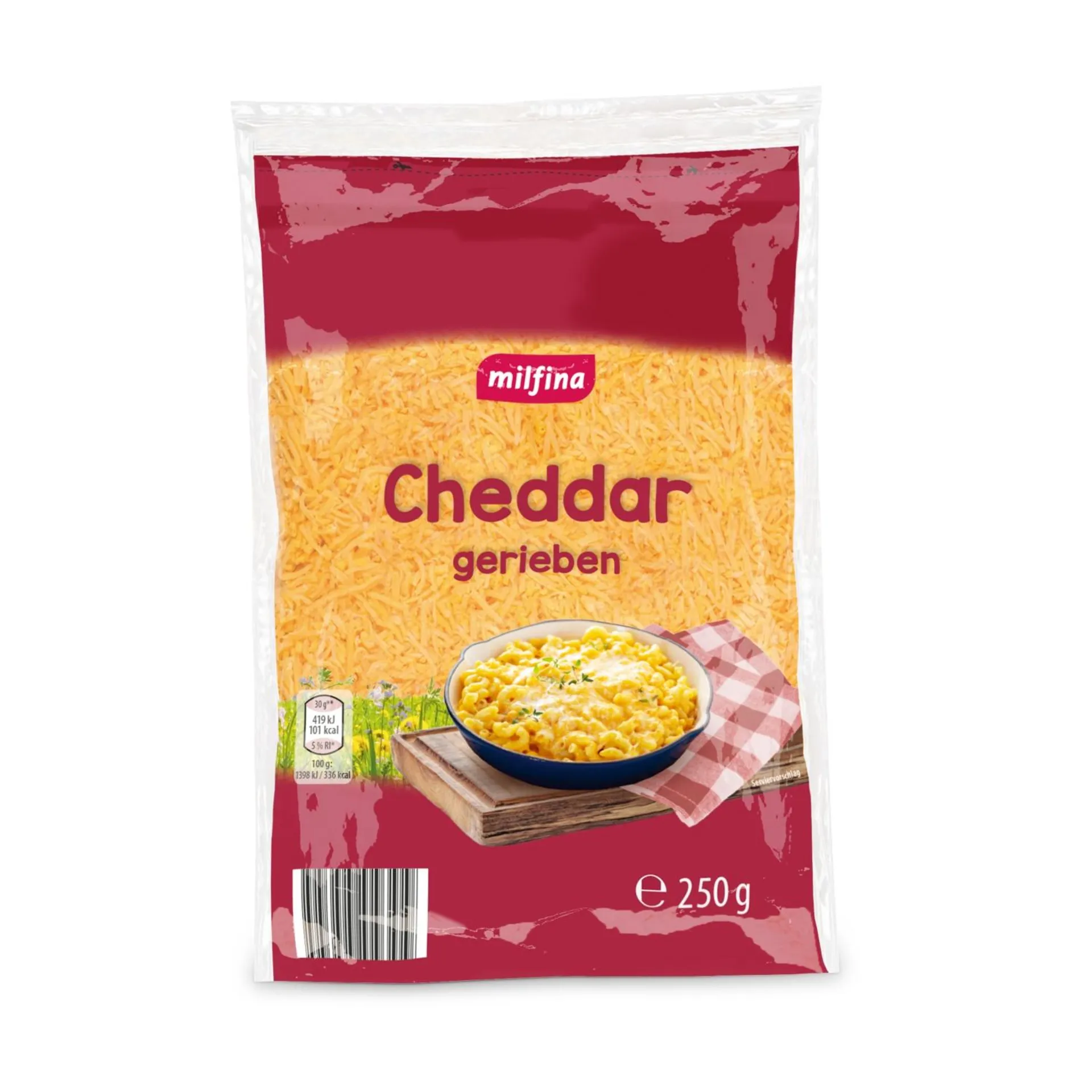 MILFINA Cheddar, gerieben