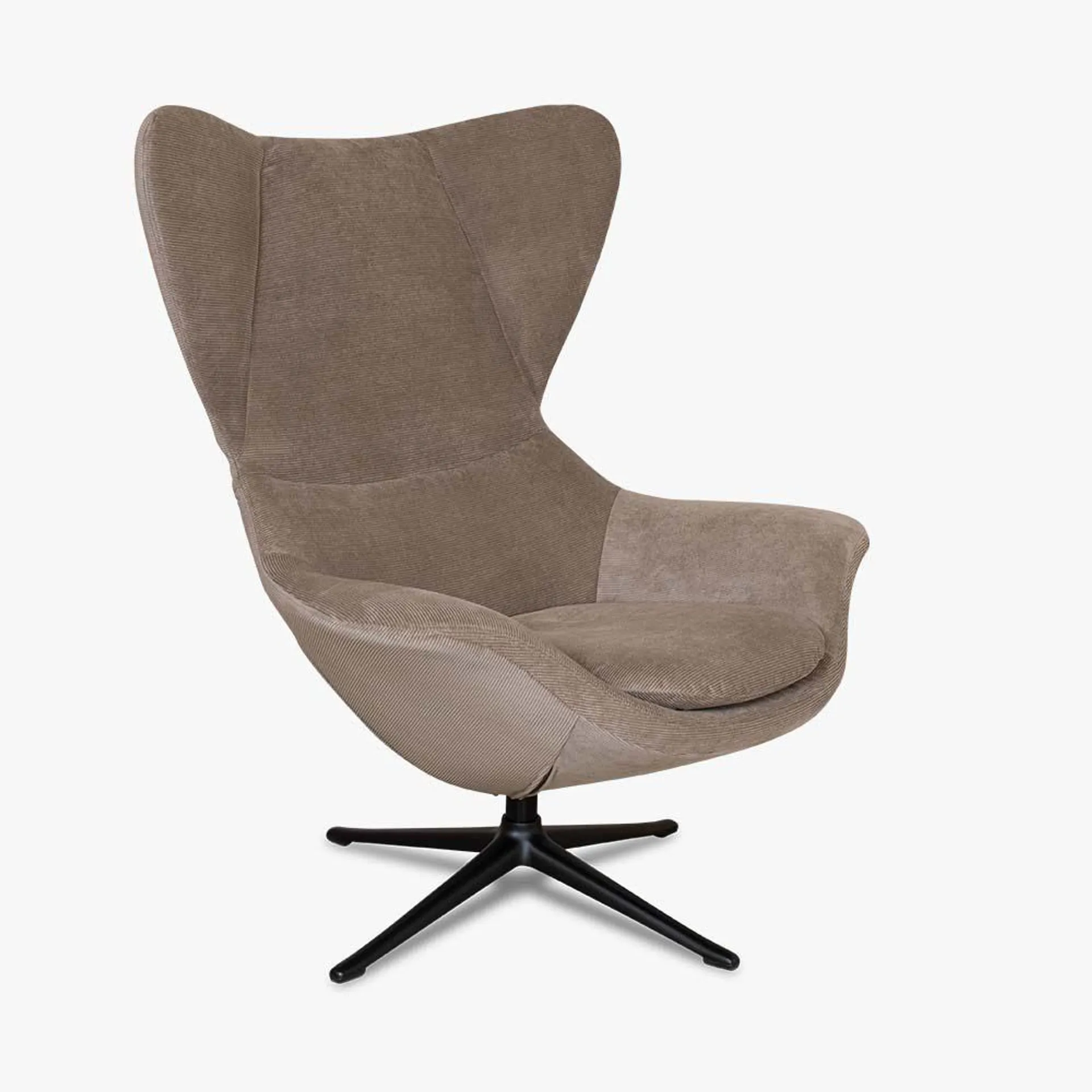 VITTORIO Sessel/Hocker taupe