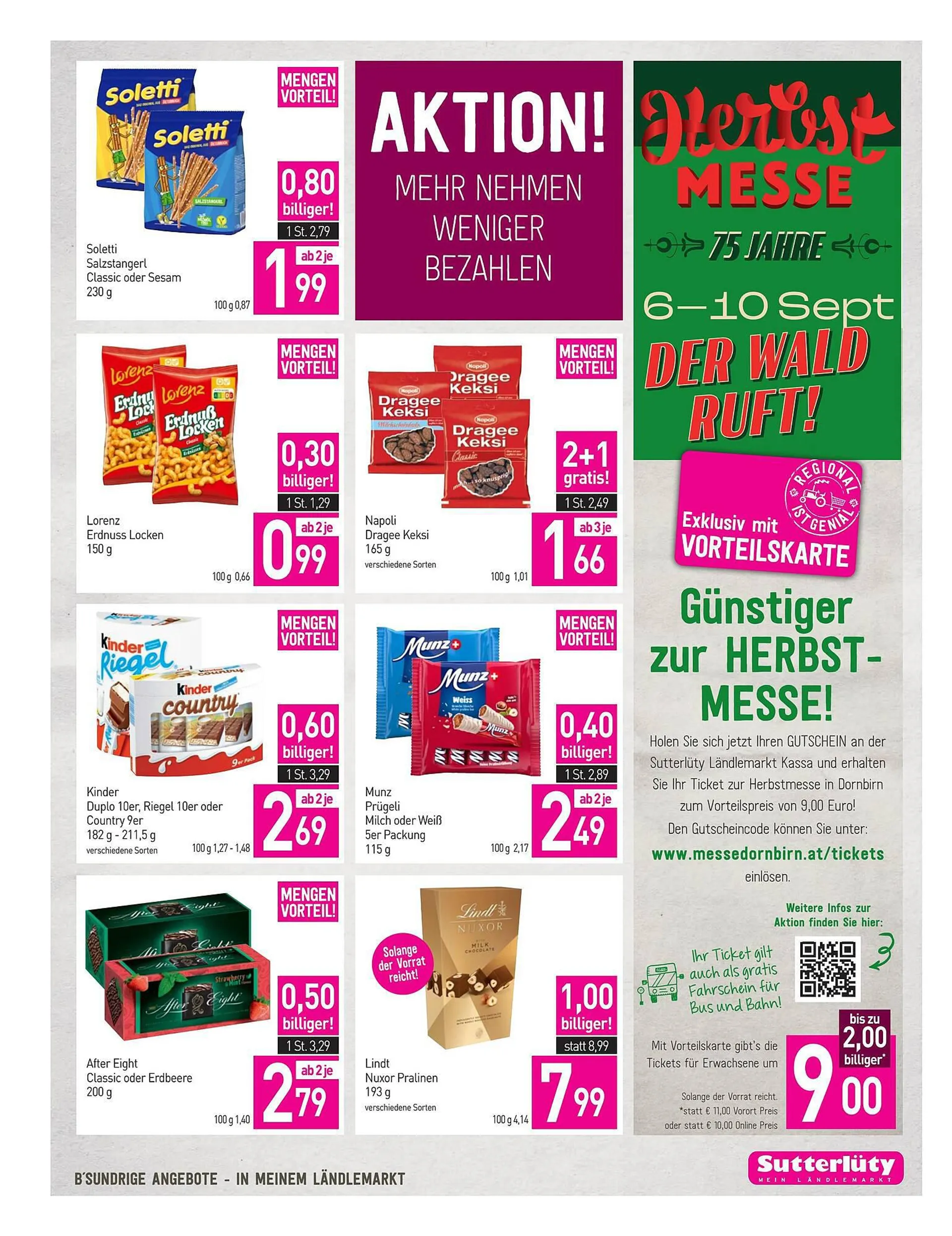 Sutterlüty Flugblatt von 7. September bis 12. September 2023 - Flugblätt seite  18