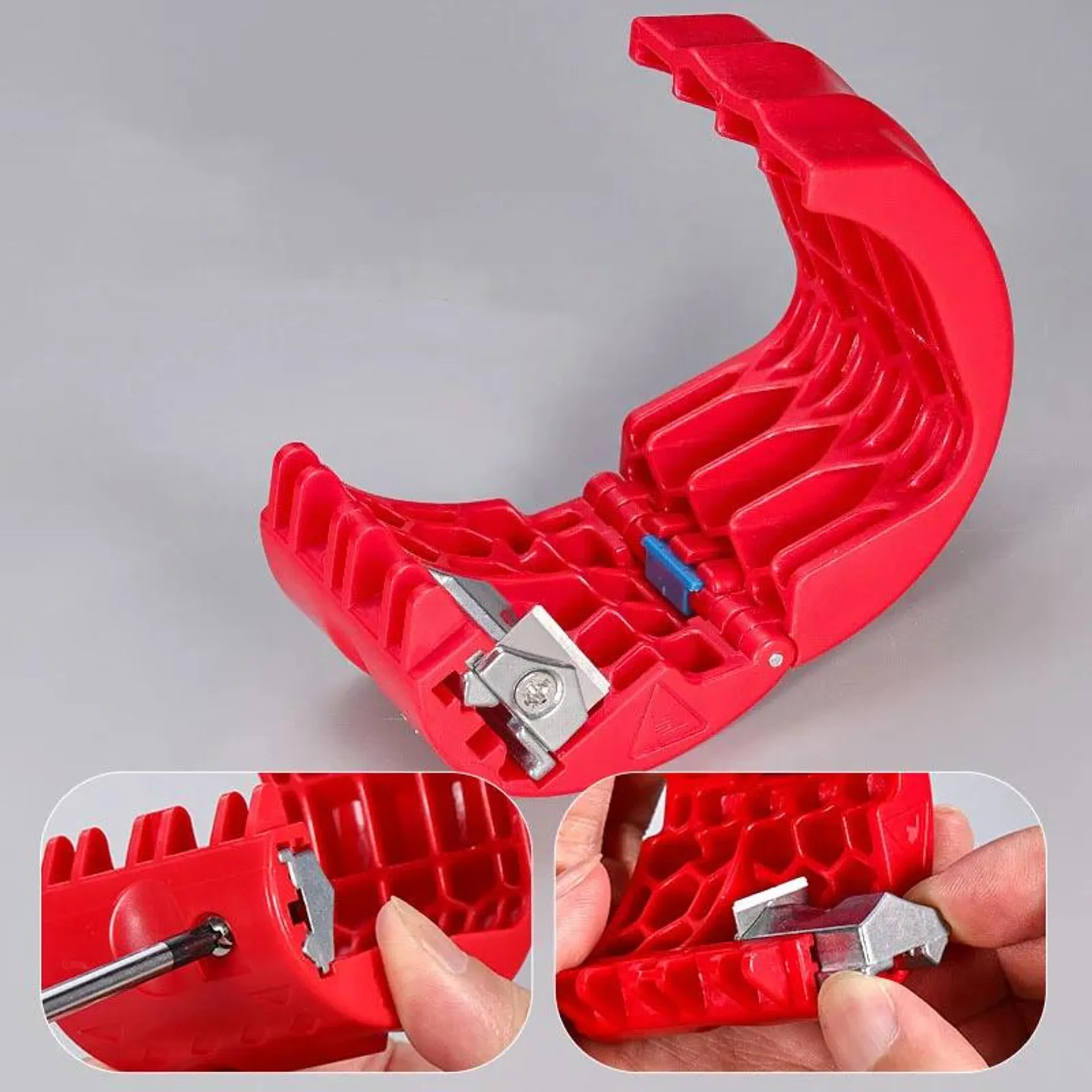 Portable Pipe Cutter Plastic Hose Cutter for Plastic 20-50mm Water Pipe Cutter Household PVC/PU/PP/PE Pipe Cutting Tool