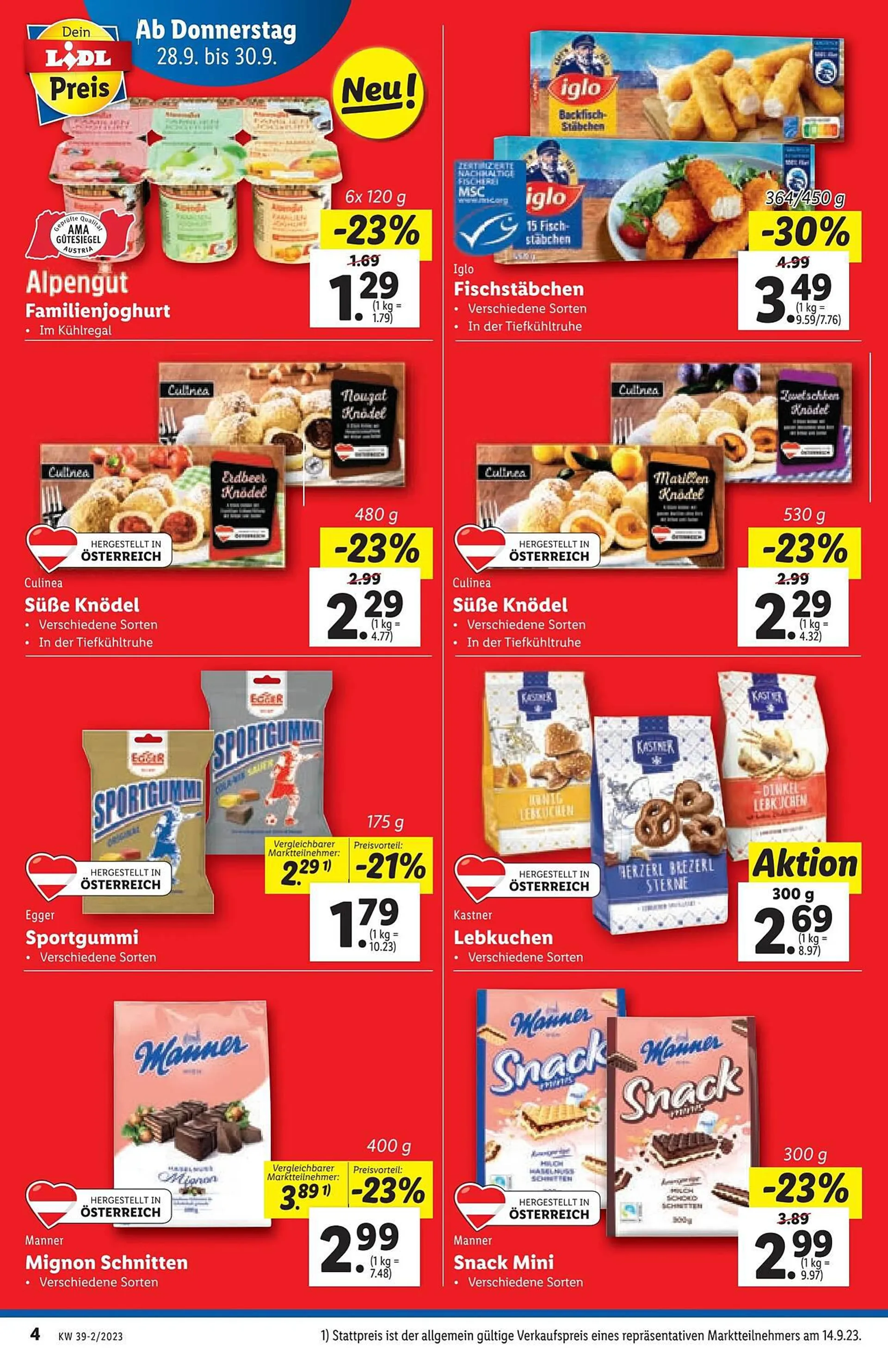 Lidl Flugblatt von 27. September bis 4. Oktober 2023 - Flugblätt seite  4