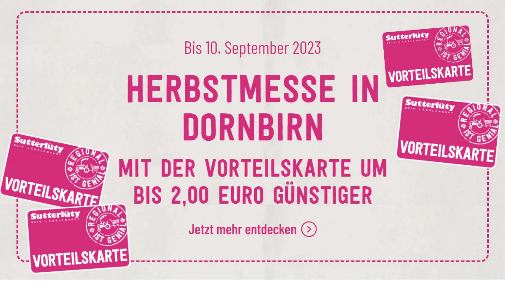 Sutterlüty Flugblatt von 30. August bis 10. September 2023 - Flugblätt seite  1