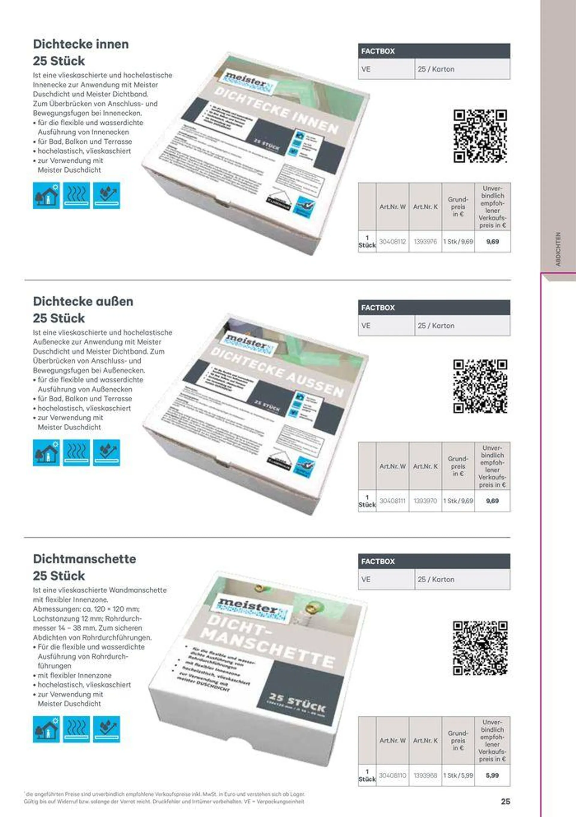 Meister Katalog von 1. Februar bis 31. Dezember 2024 - Flugblätt seite  25