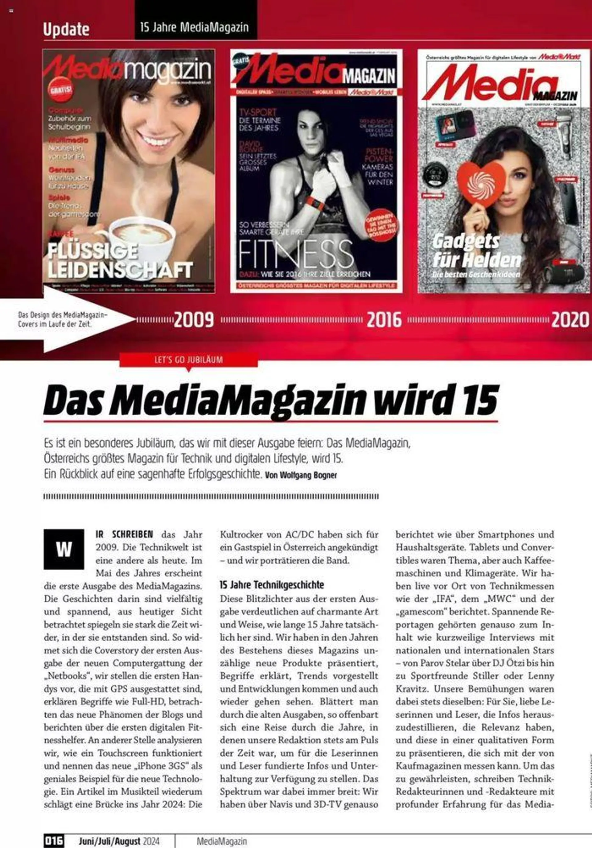 Magazin Juni/Juli/August 2024 von 7. Juni bis 31. August 2024 - Flugblätt seite  16