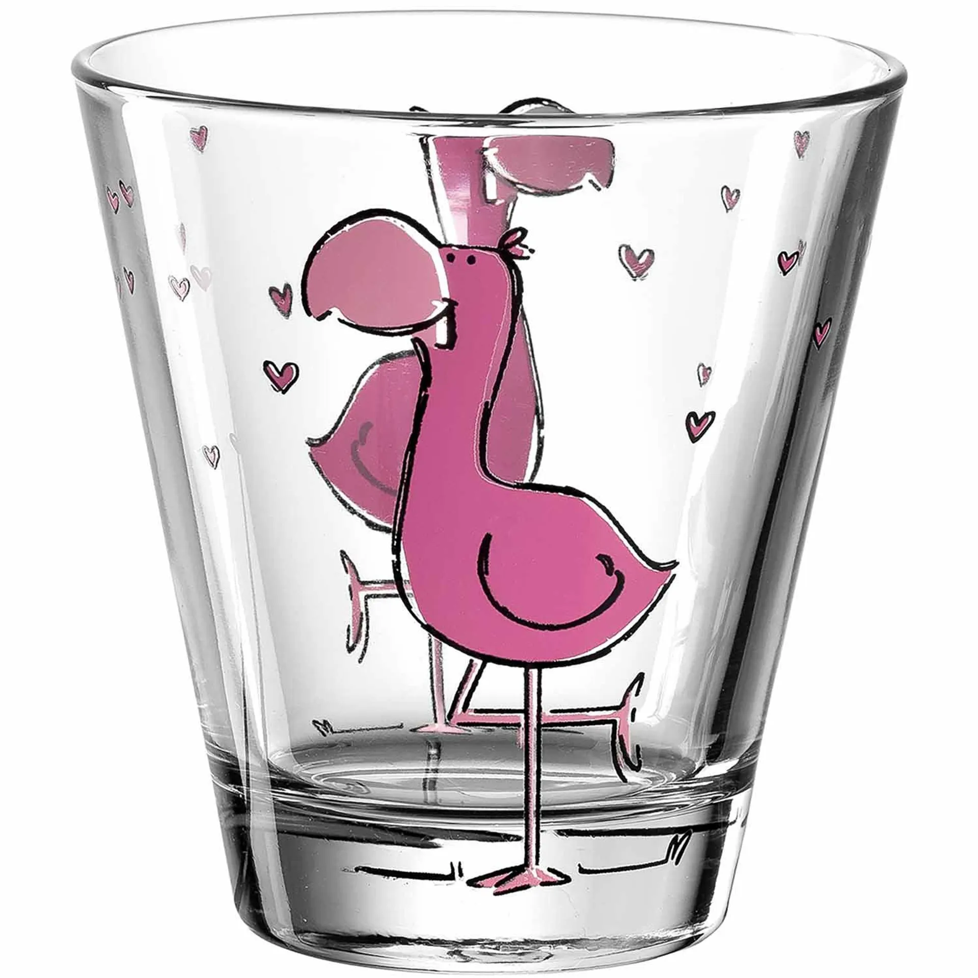 Trinkglas BAMBINI 6er-Set 215 ml Flamingo