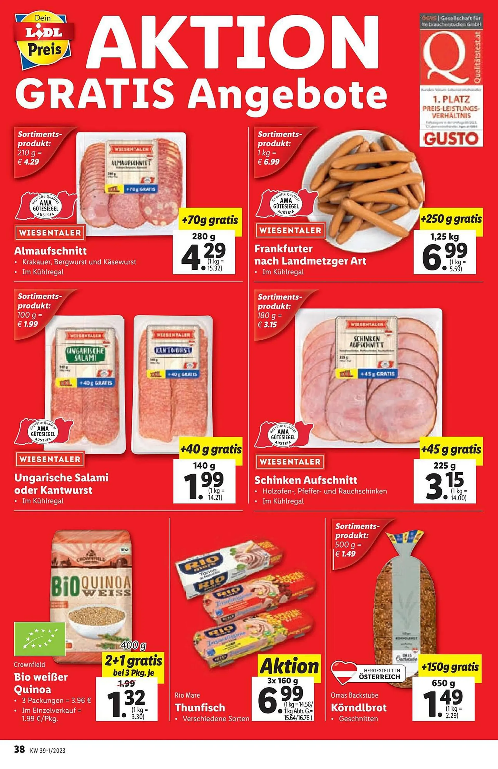Lidl Flugblatt von 21. September bis 27. September 2023 - Flugblätt seite  40