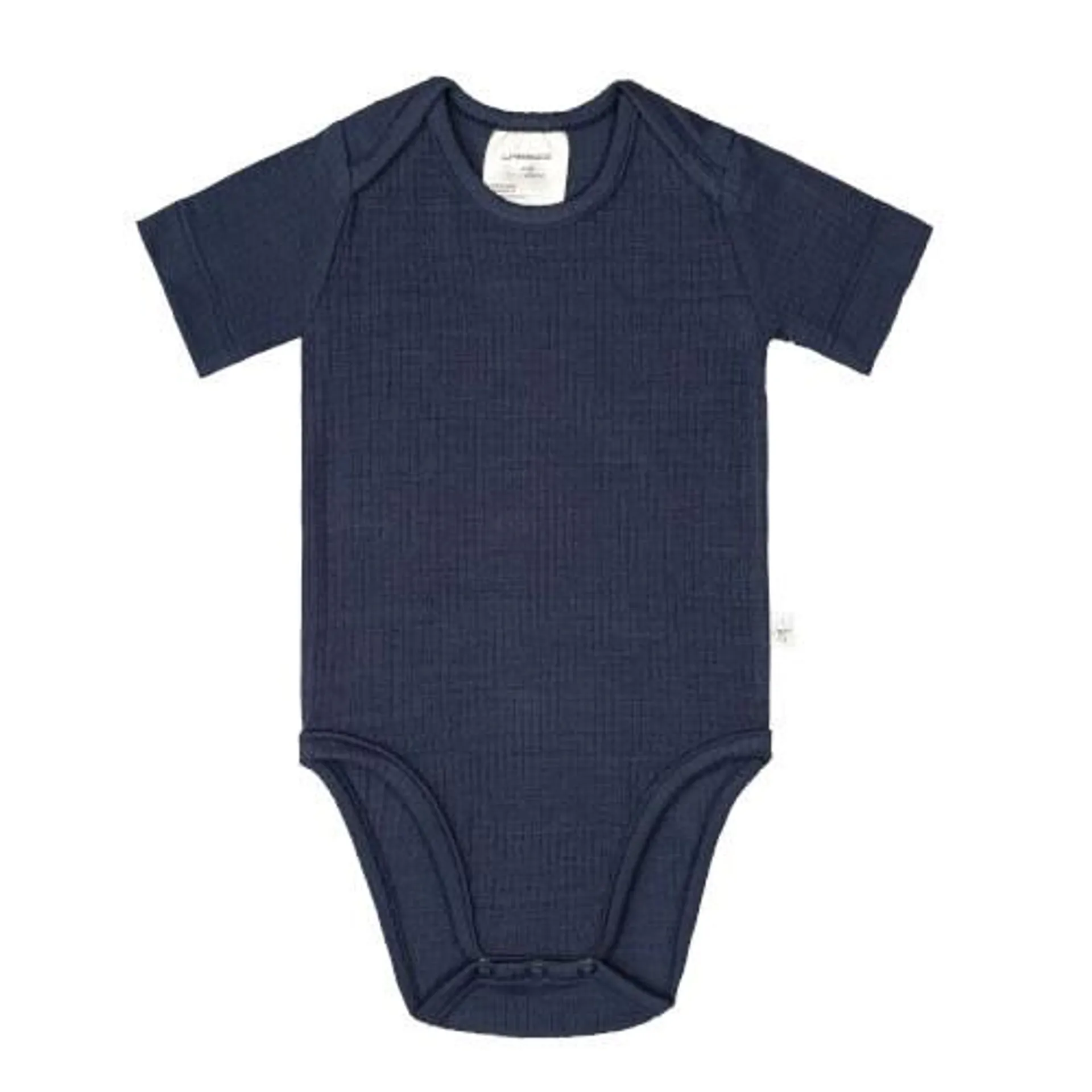 Short Sleeve Body Eucalyptus Ribbed navy,