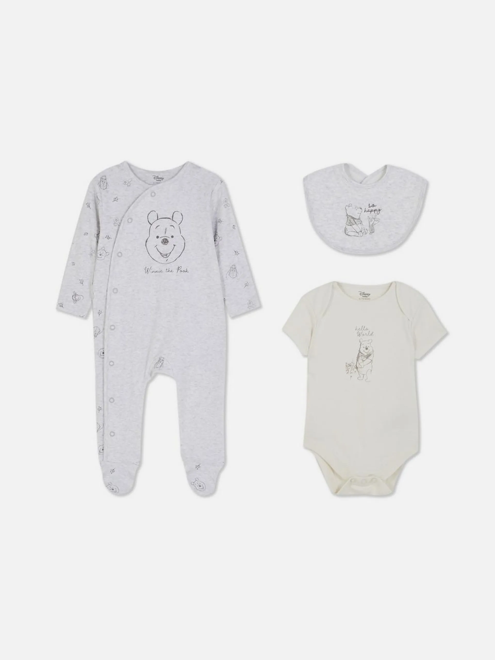 Dreiteiliges „Disney Winnie Puuh“ Set für Neugeborene