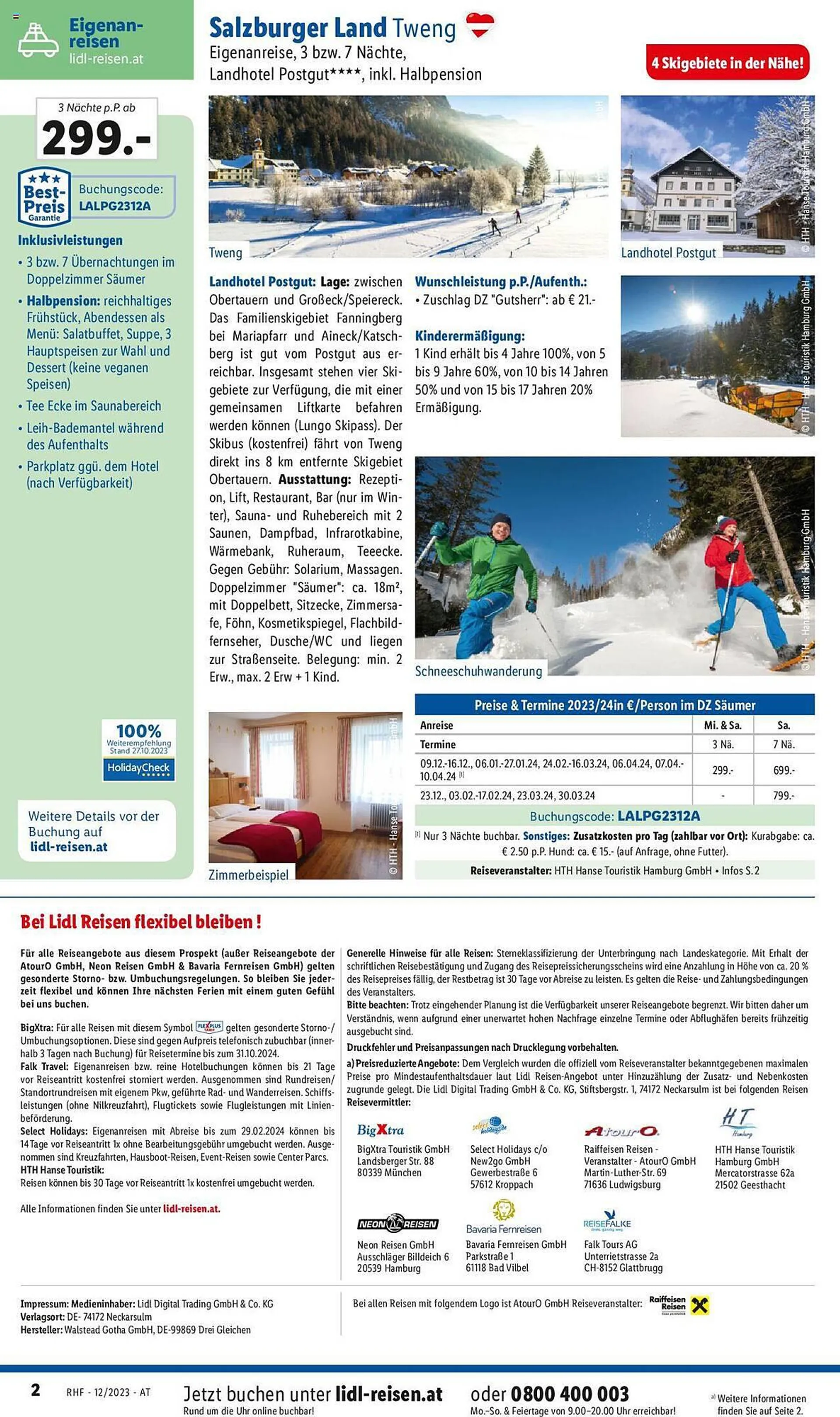 Lidl Flugblatt von 29. November bis 30. Dezember 2023 - Flugblätt seite  2