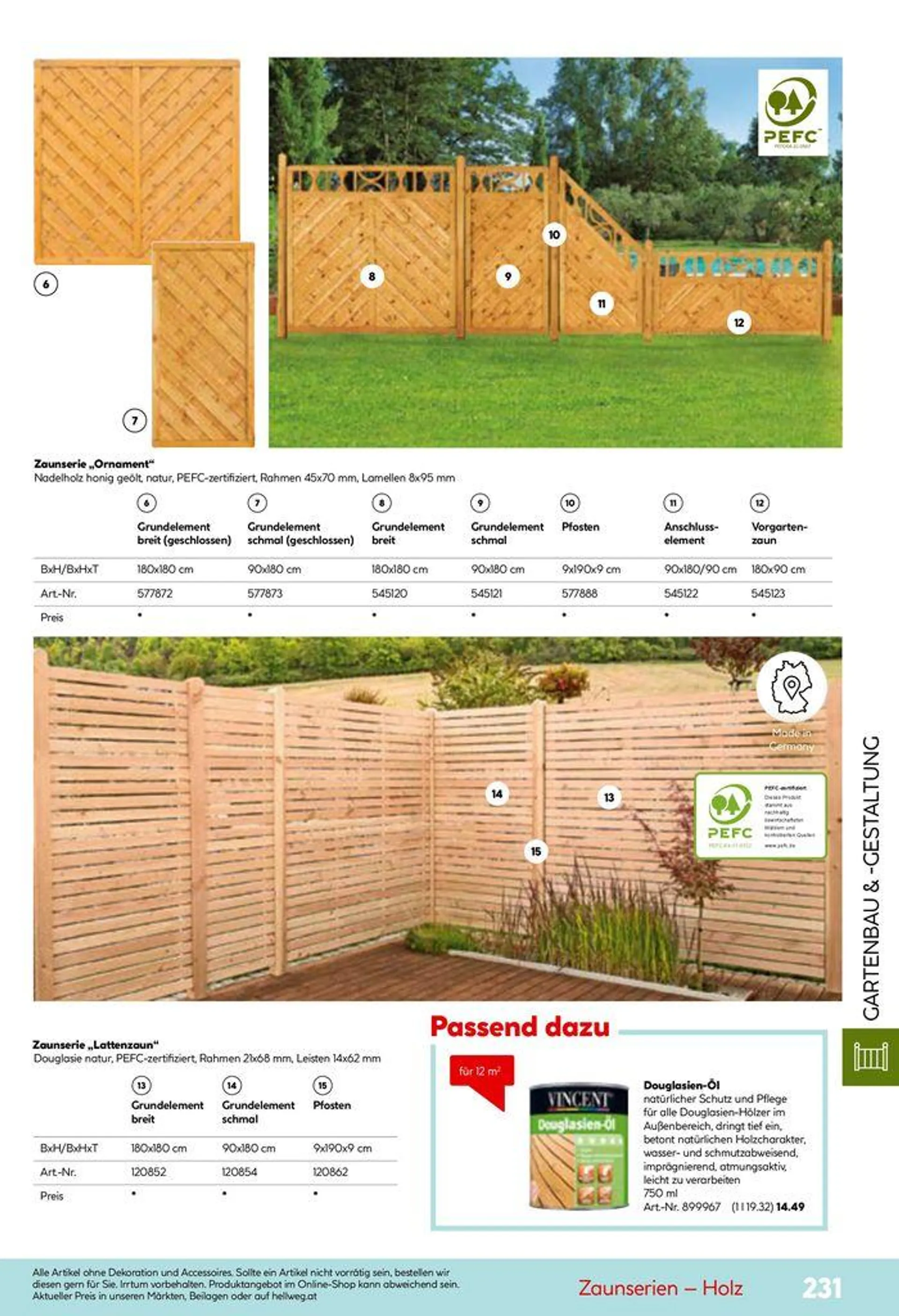 Gartenkatalog 2024 von 28. Mai bis 31. Dezember 2024 - Flugblätt seite  231