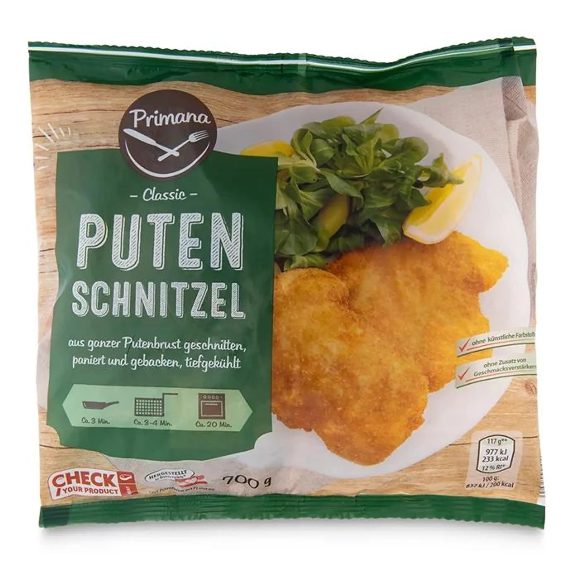 PRIMANA Puten Schnitzel