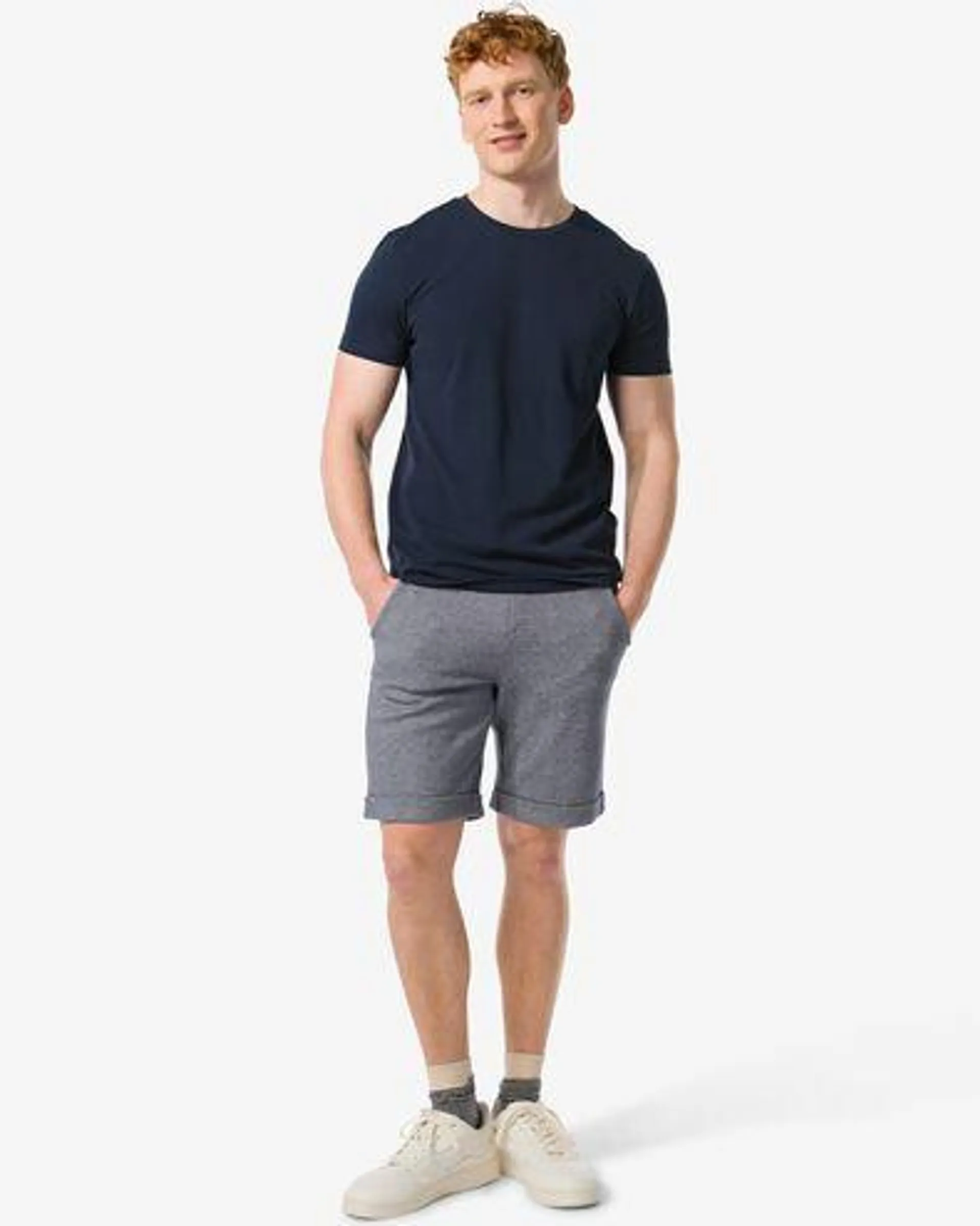 herenshort blauw