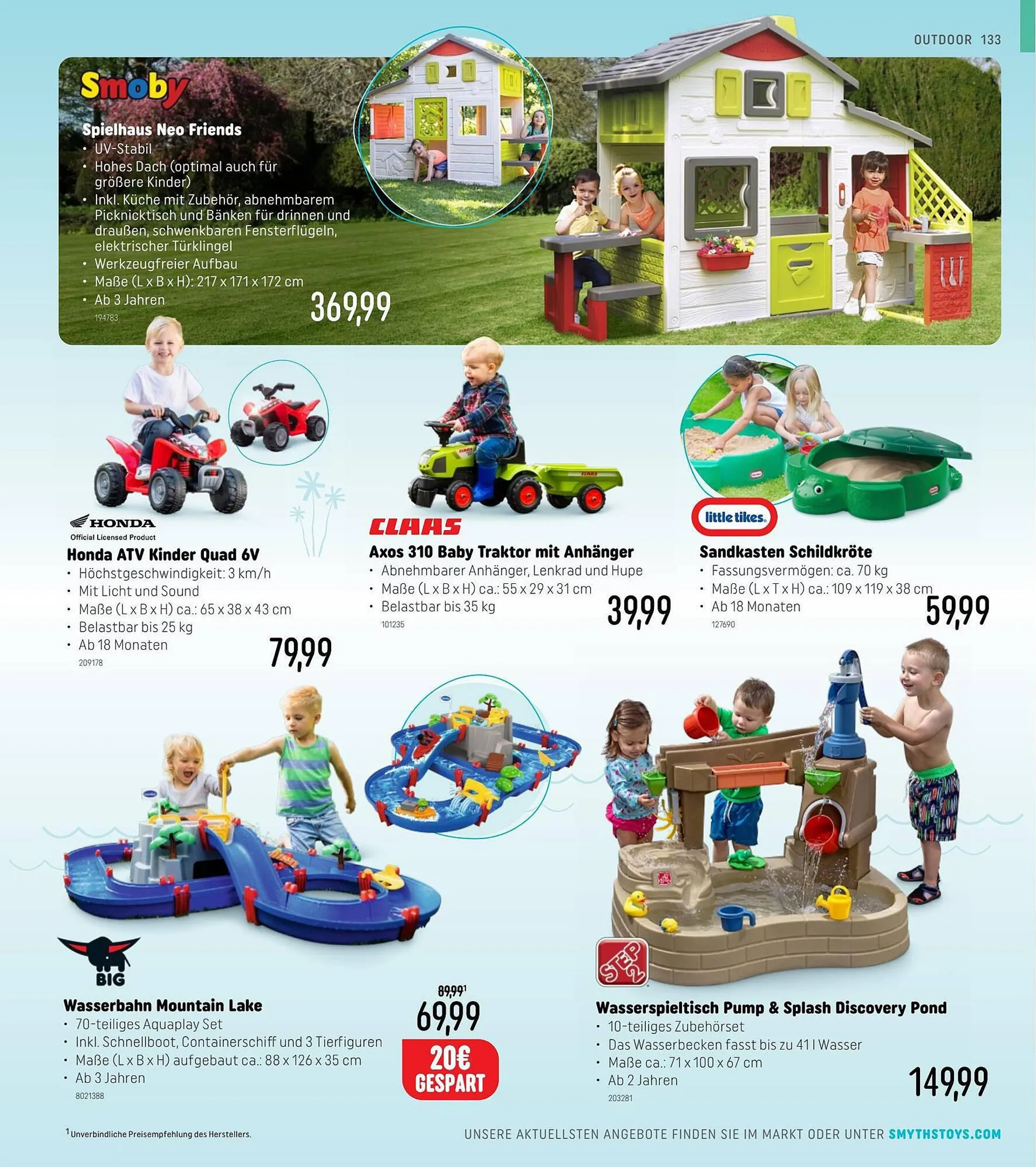 Smyths Toys Flugblatt von 6. Juli bis 30. November 2023 - Flugblätt seite  133