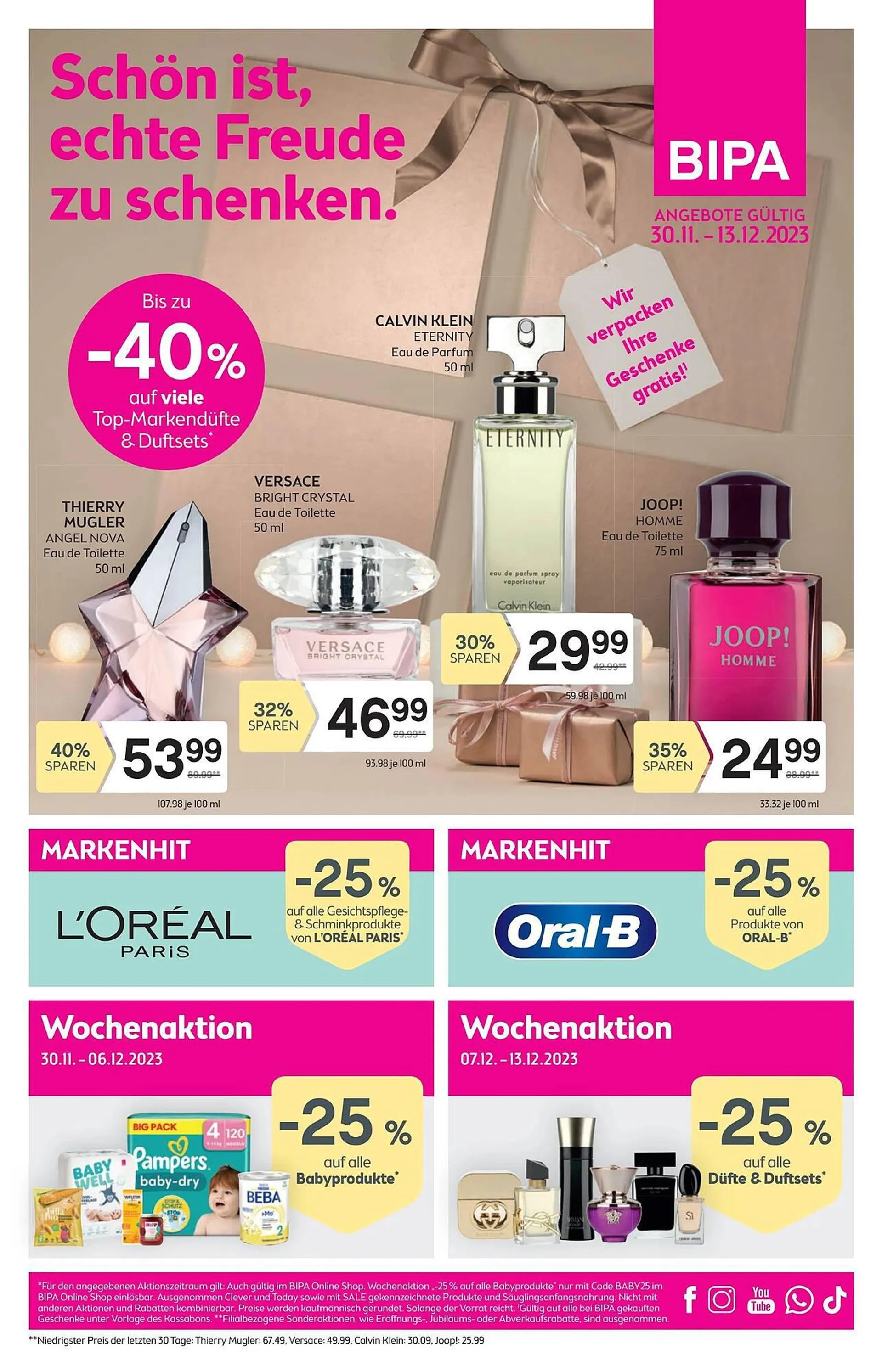 Bipa Flugblatt
