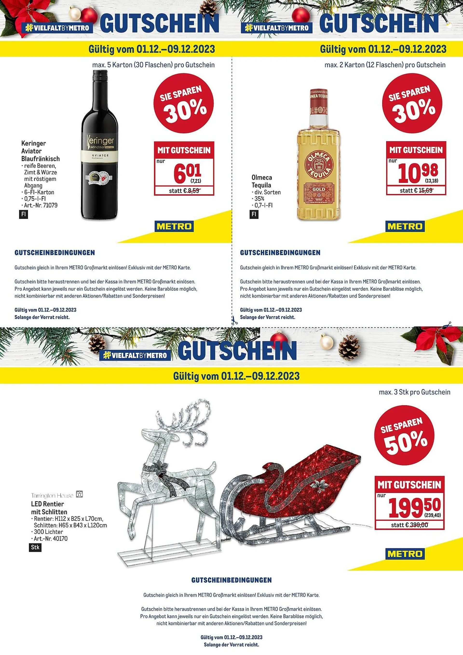 Metro Flugblatt von 1. Dezember bis 30. Dezember 2023 - Flugblätt seite  4
