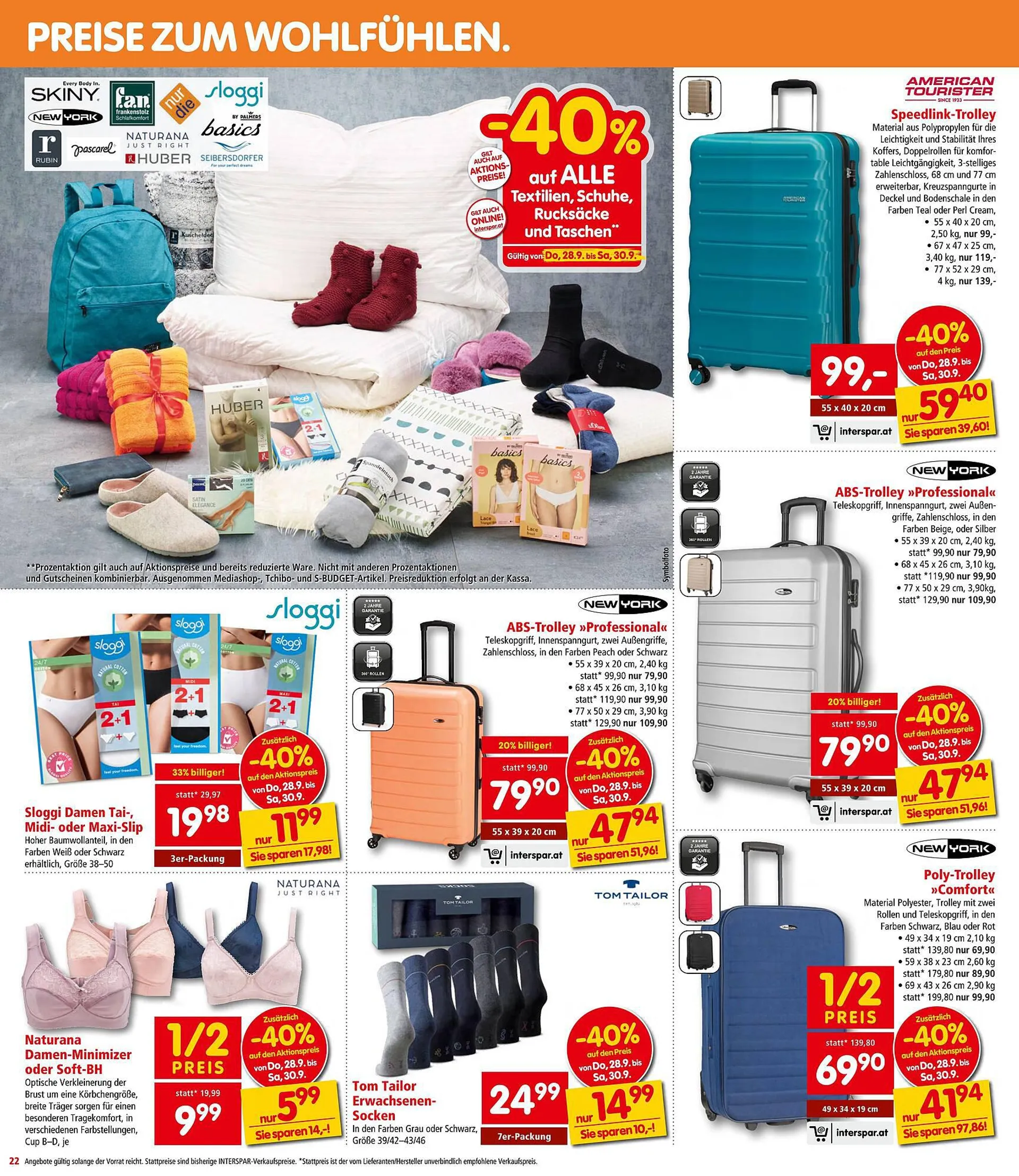 Interspar Flugblatt von 28. September bis 11. Oktober 2023 - Flugblätt seite  22