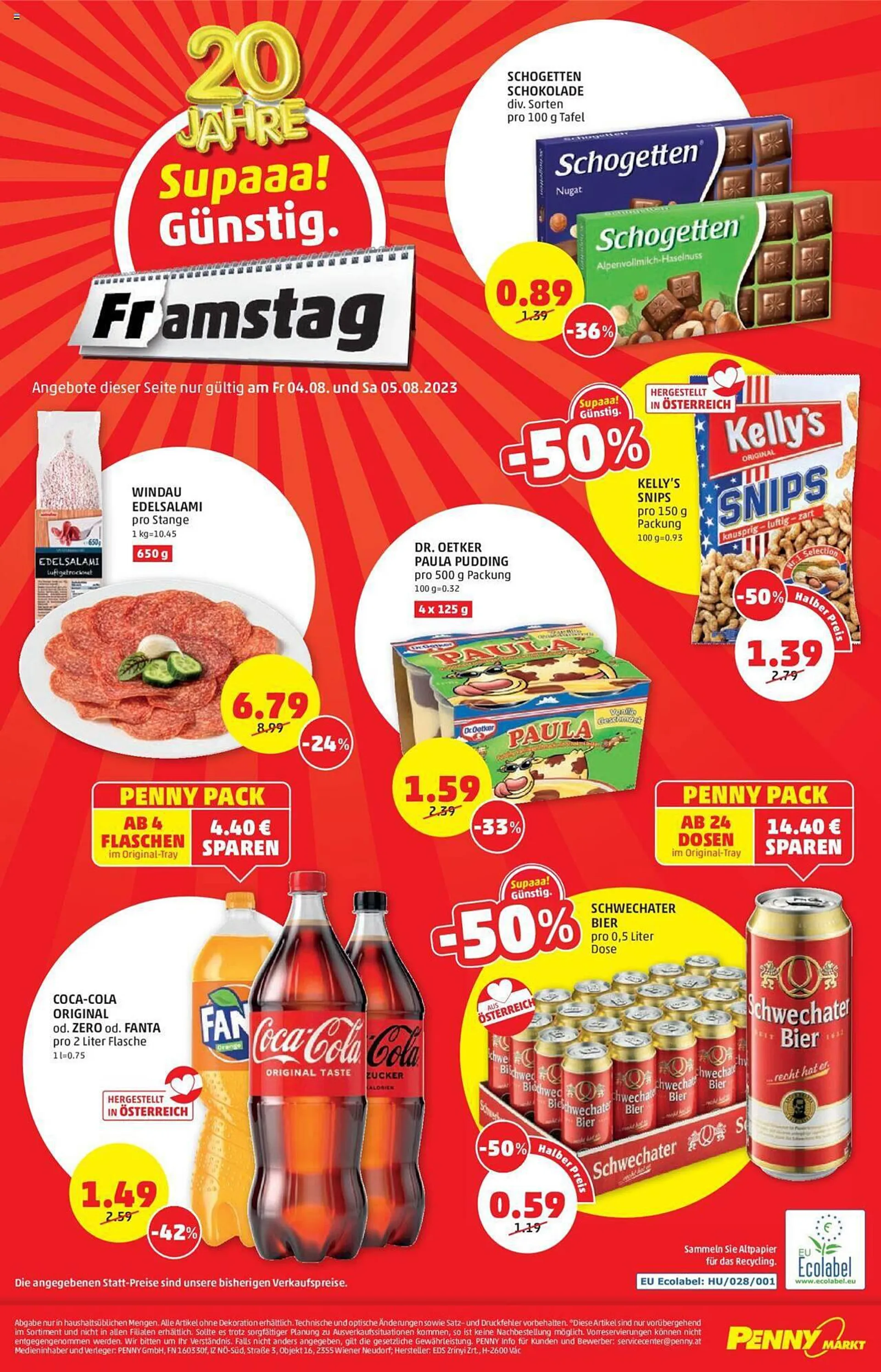 PENNY Flugblatt von 3. August bis 9. August 2023 - Flugblätt seite  24
