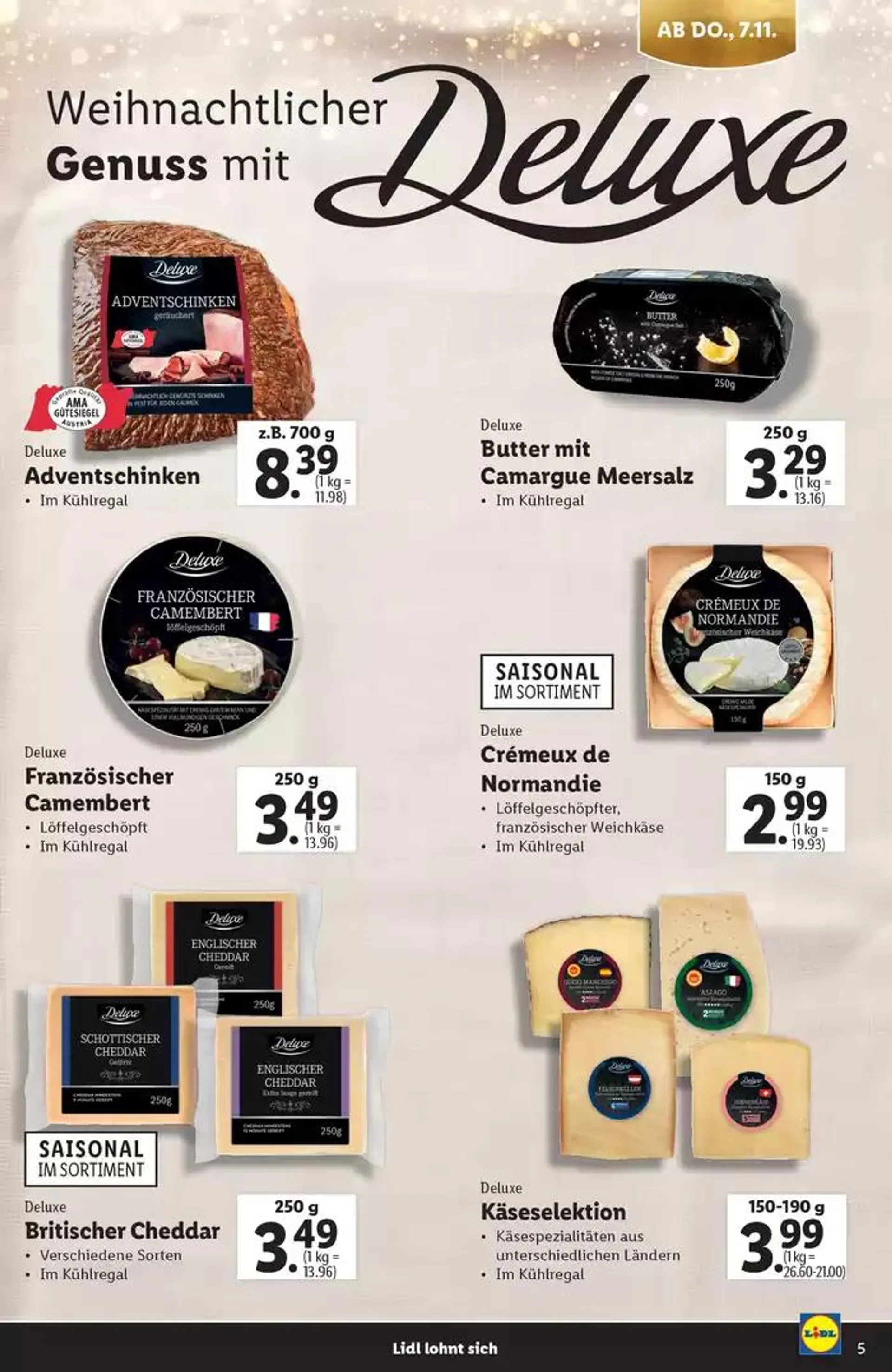 Sonderflyer Deluxe Magazin von 7. November bis 24. Dezember 2024 - Flugblätt seite  5