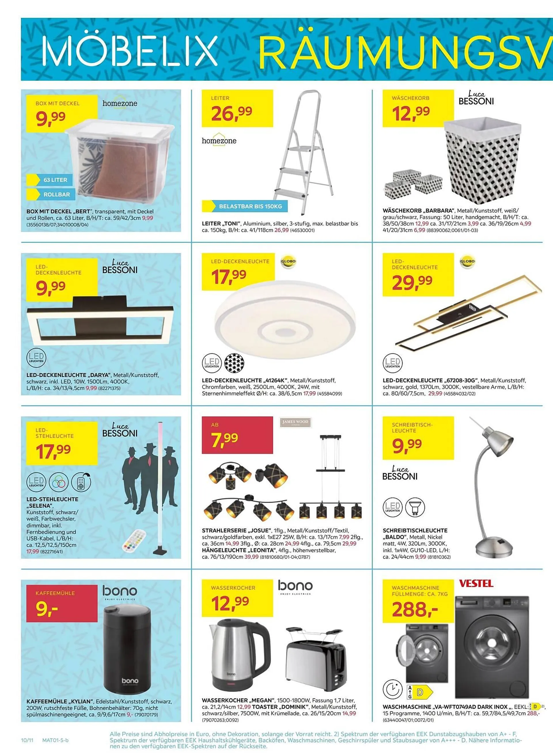 Möbelix Flugblatt von 30. Dezember bis 9. Jänner 2025 - Flugblätt seite  10