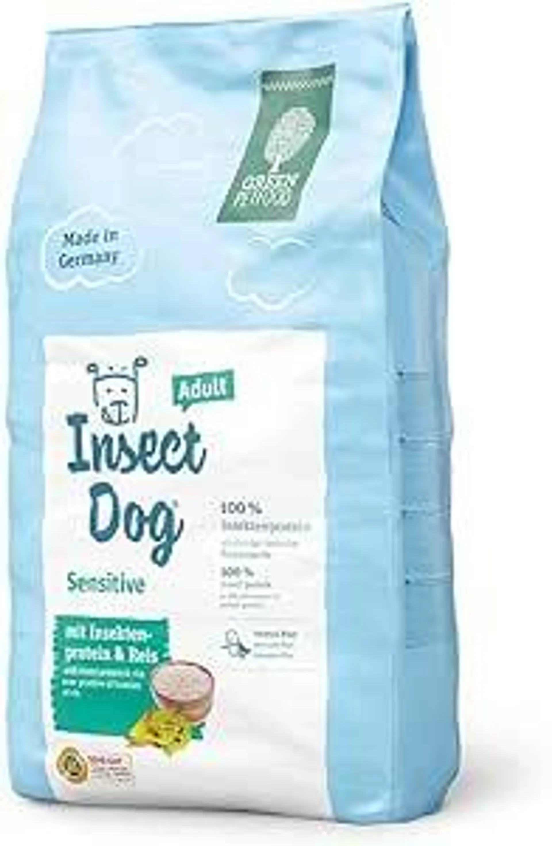 Green Petfood VeggieDog Grainfree (1 x 10 kg) | Adult | Premium Trockenfutter für ausgewachsene Sensible Hunde | vegetarisch mit Kartoffel & Erbse | weizenfrei | nachhaltiges Hundefutter | 1er Pack