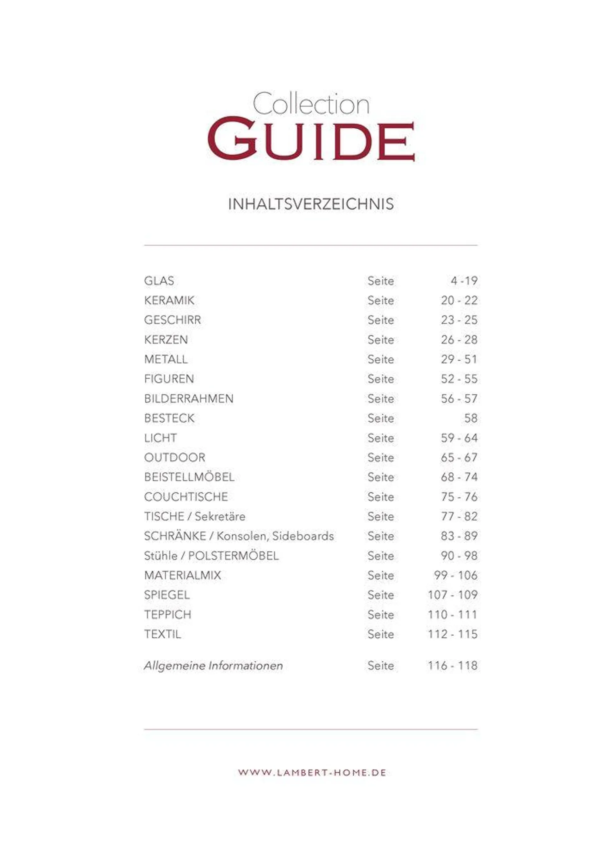 Collection GUIDE 2023/24 von 26. März bis 31. Dezember 2024 - Flugblätt seite  4