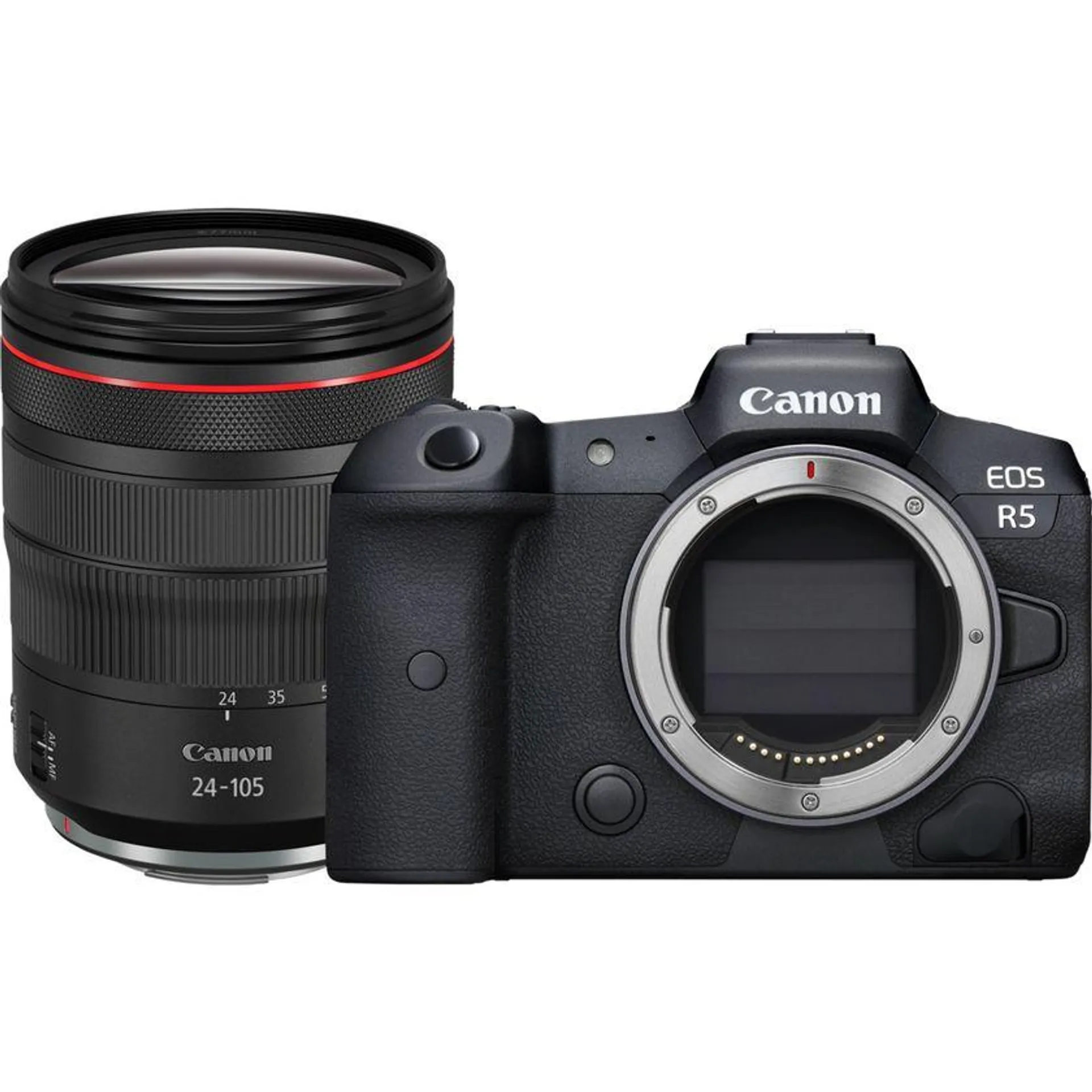 Canon EOS R5 spiegellose Kamera + RF 24-105mm F4L IS USM Objektiv