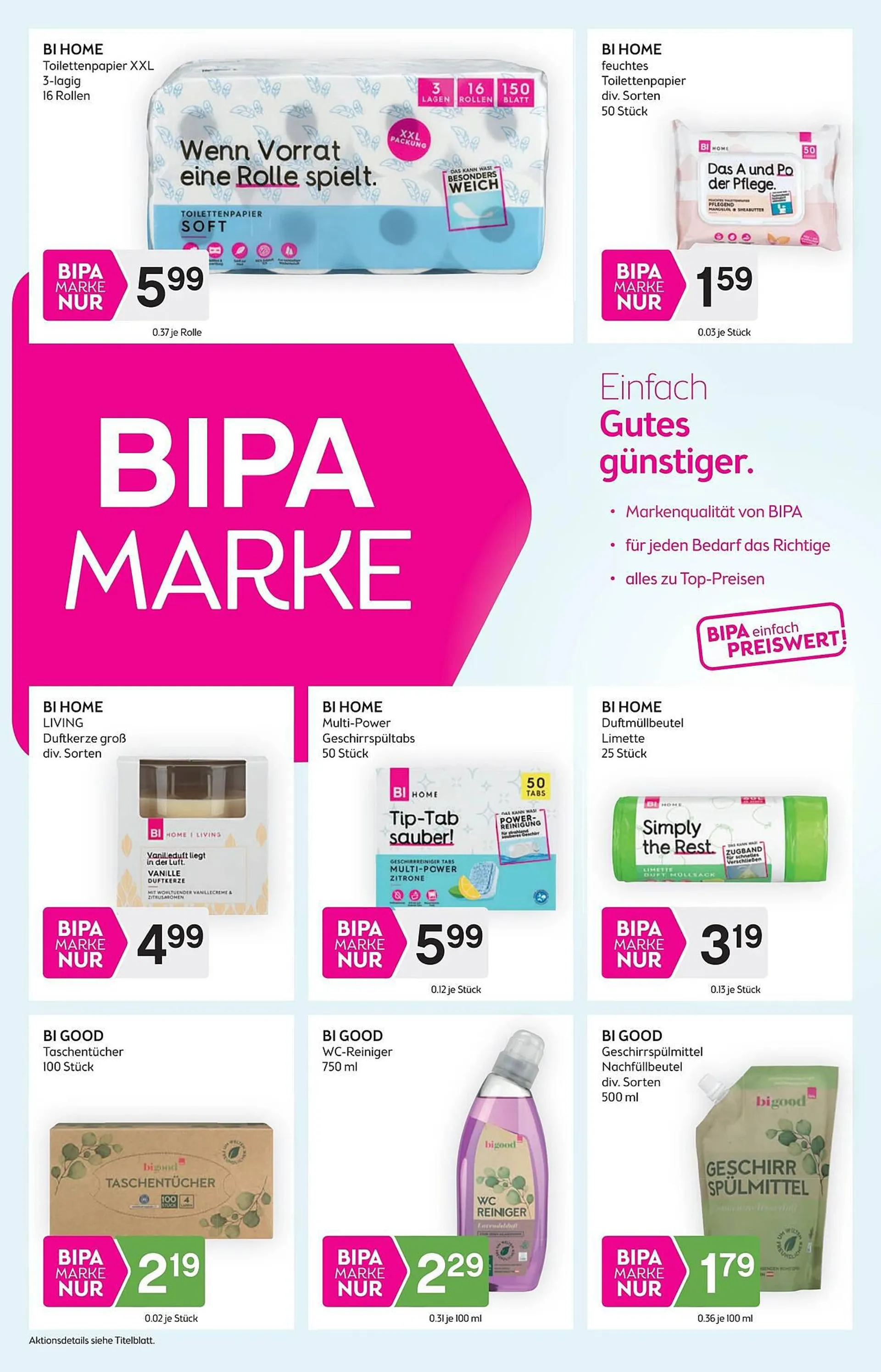 Bipa Flugblatt von 20. September bis 4. Oktober 2023 - Flugblätt seite  12
