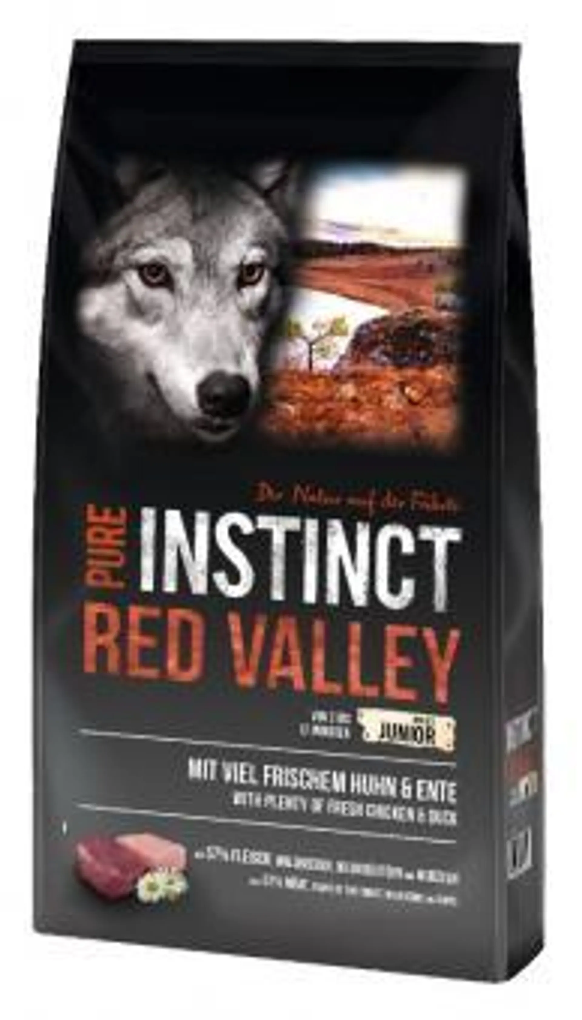 PURE INSTINCT Red Valley Maxi Junior 12 kg mit Huhn und Ente