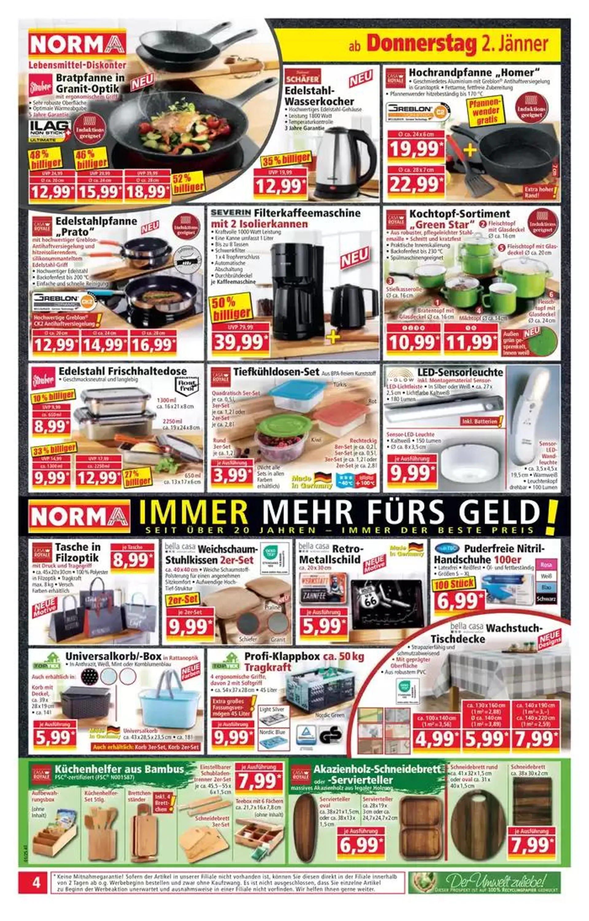 Attraktive Angebote entdecken von 30. Dezember bis 3. Jänner 2025 - Flugblätt seite  4