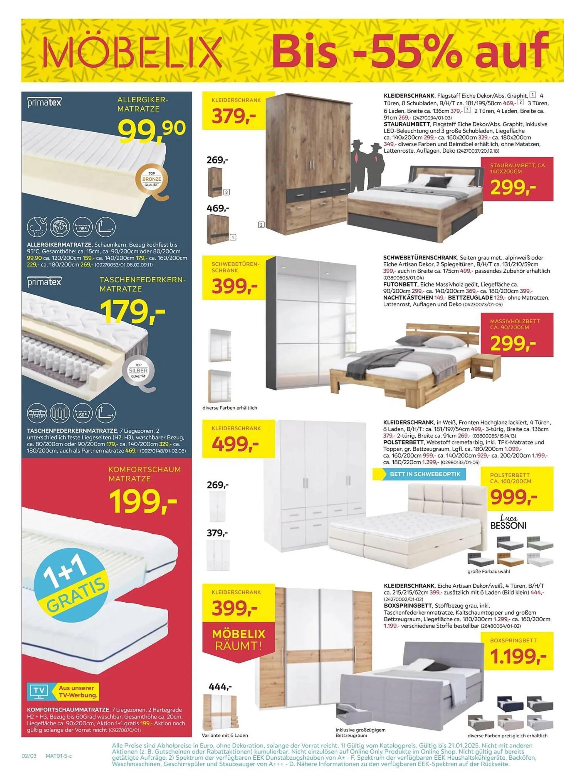 Möbelix Flugblatt von 13. Jänner bis 22. Jänner 2025 - Flugblätt seite  2