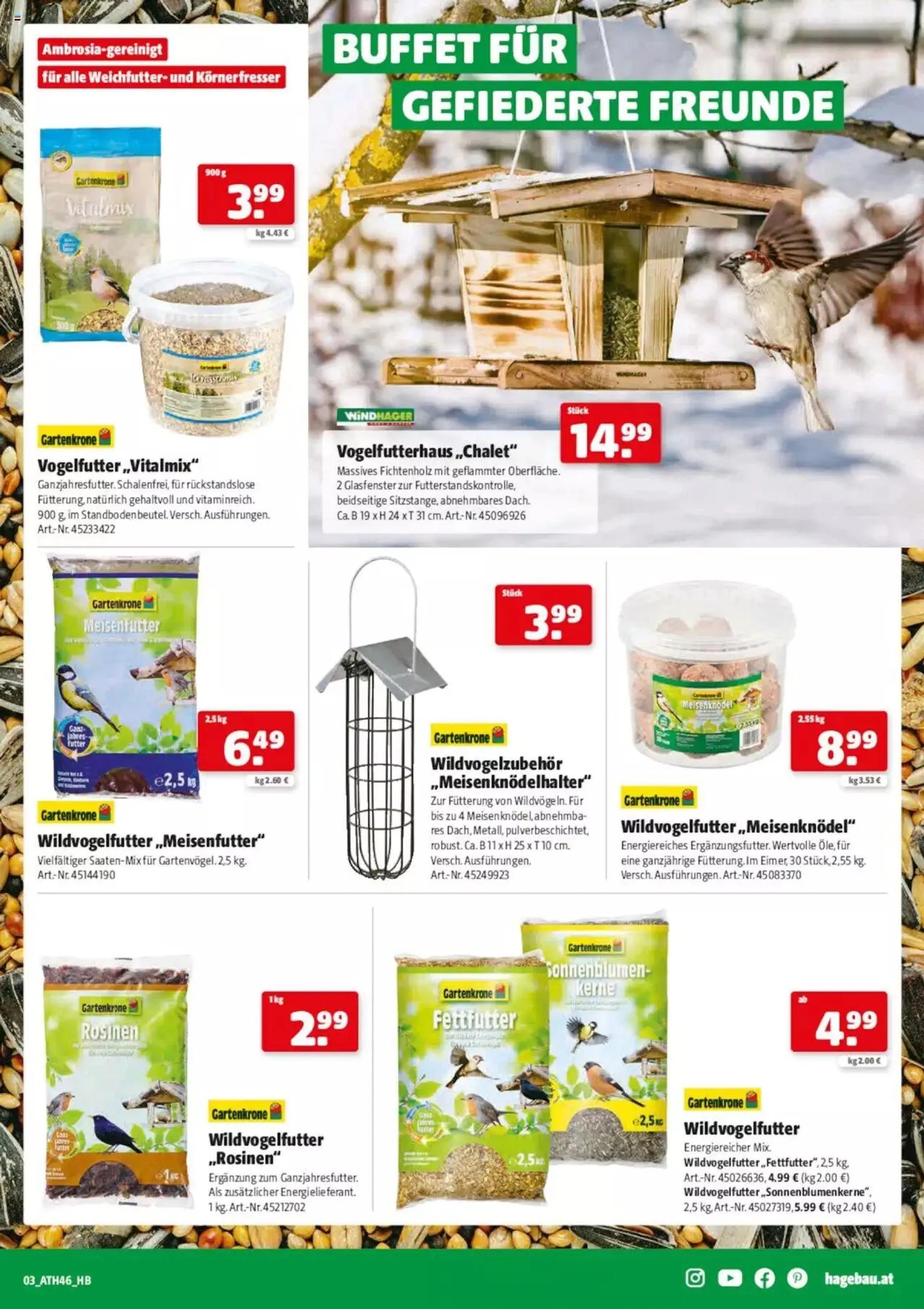 Hagebau Flugblatt von 30. August bis 9. September 2023 - Flugblätt seite  3