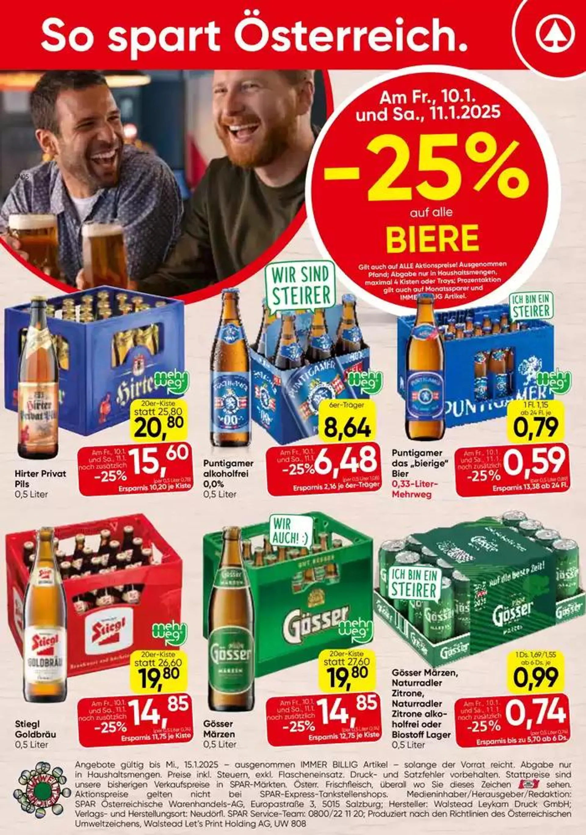Jetzt sparen mit unseren Deals von 8. Jänner bis 15. Jänner 2025 - Flugblätt seite  24