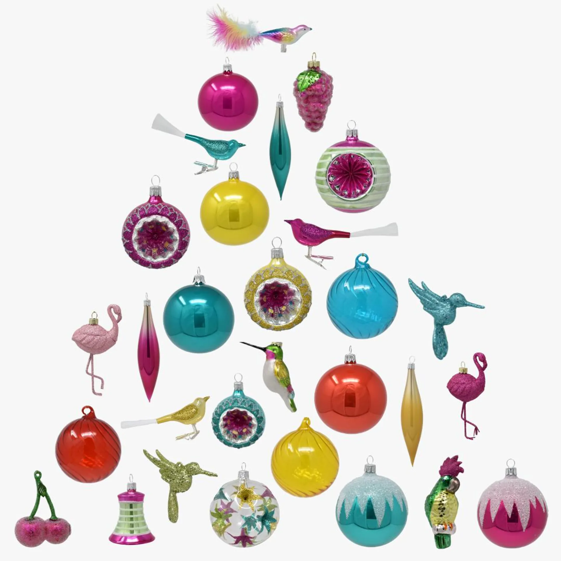 Vintage Baumschmuckset M (84 teilig)