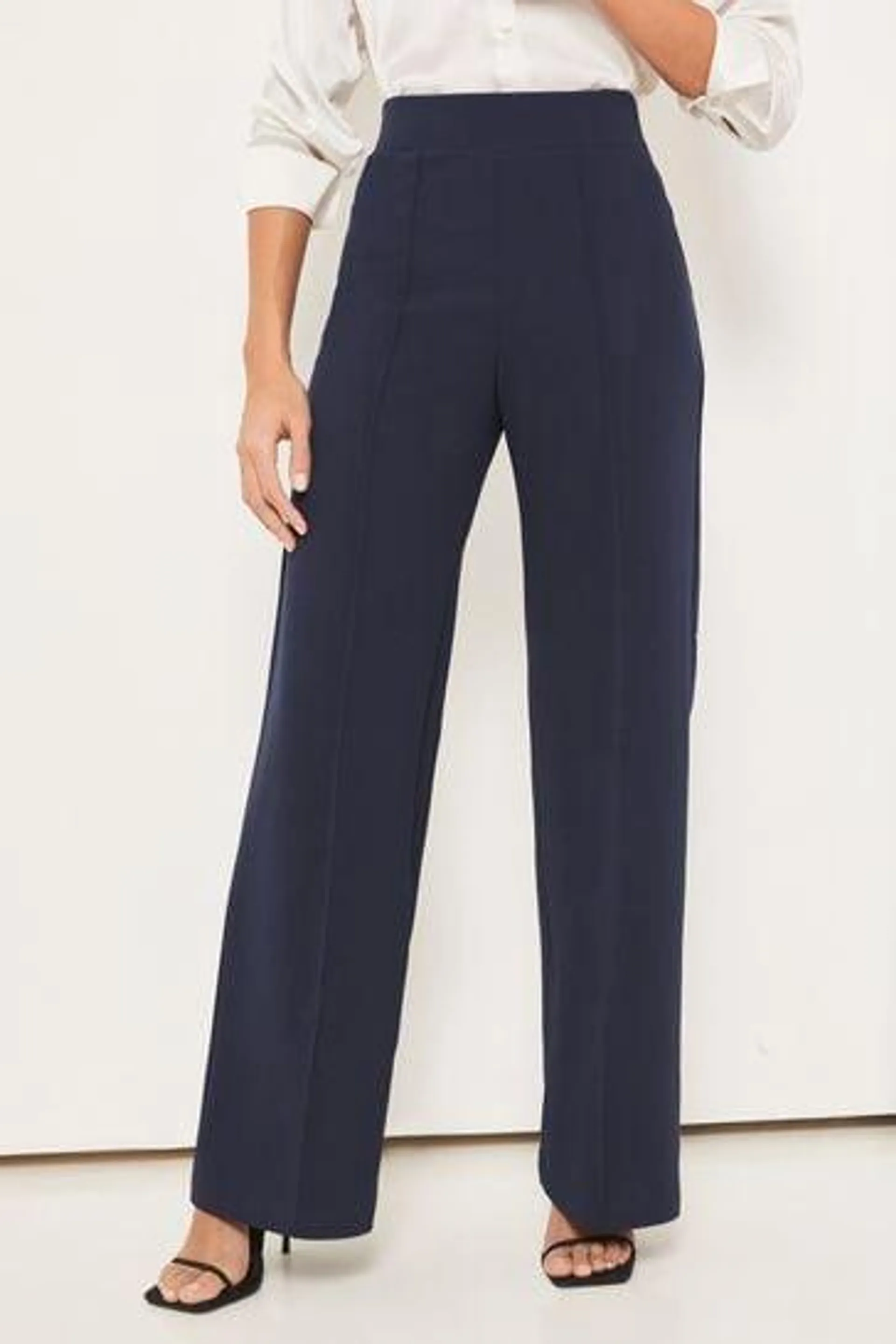 Lipsy Tailored-Hose mit weitem Bein und hohem Bund