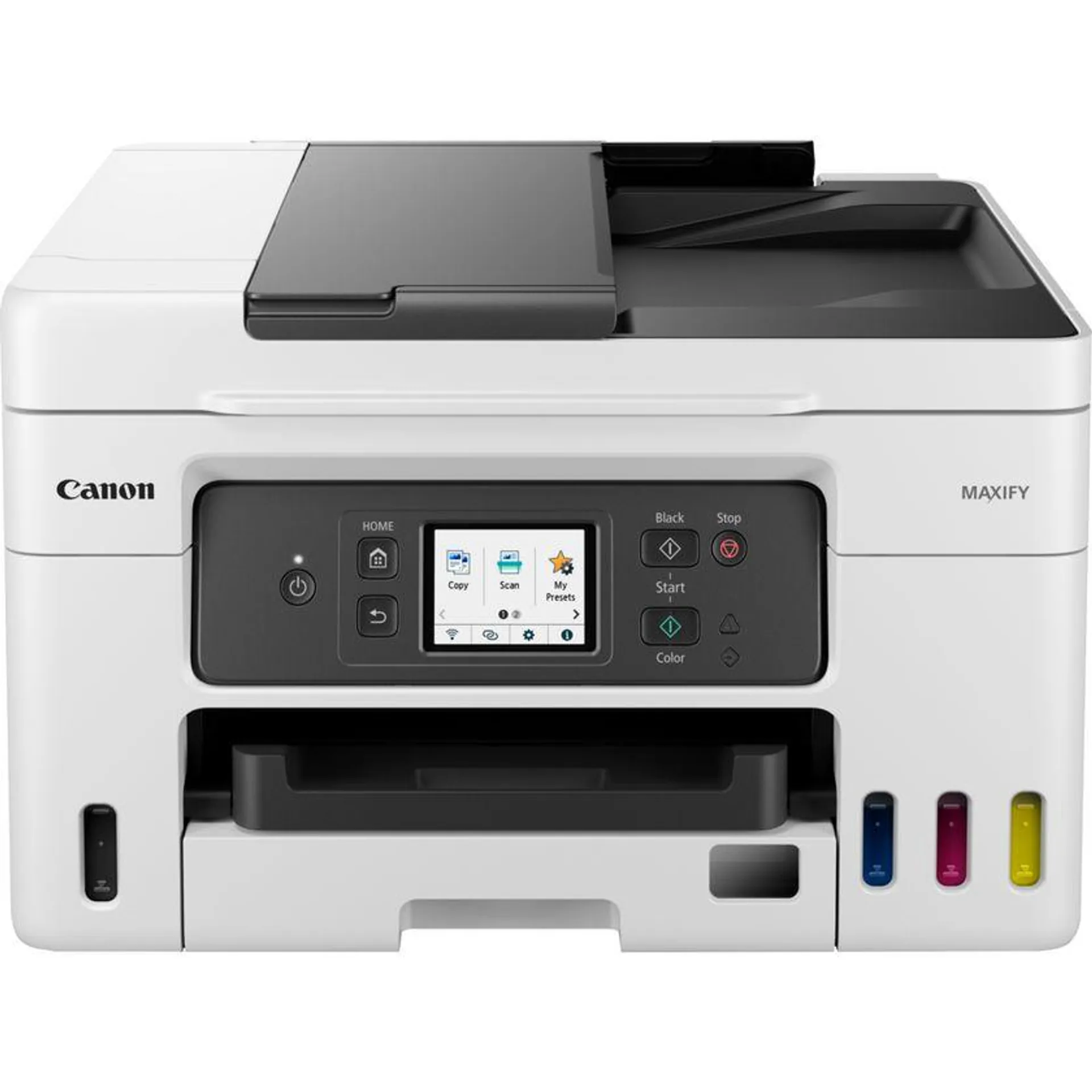 Canon MAXIFY GX4050 MegaTank Farb-Tintenstrahl-Multifunktionssystem mit WLAN und nachfüllbaren Tintentanks