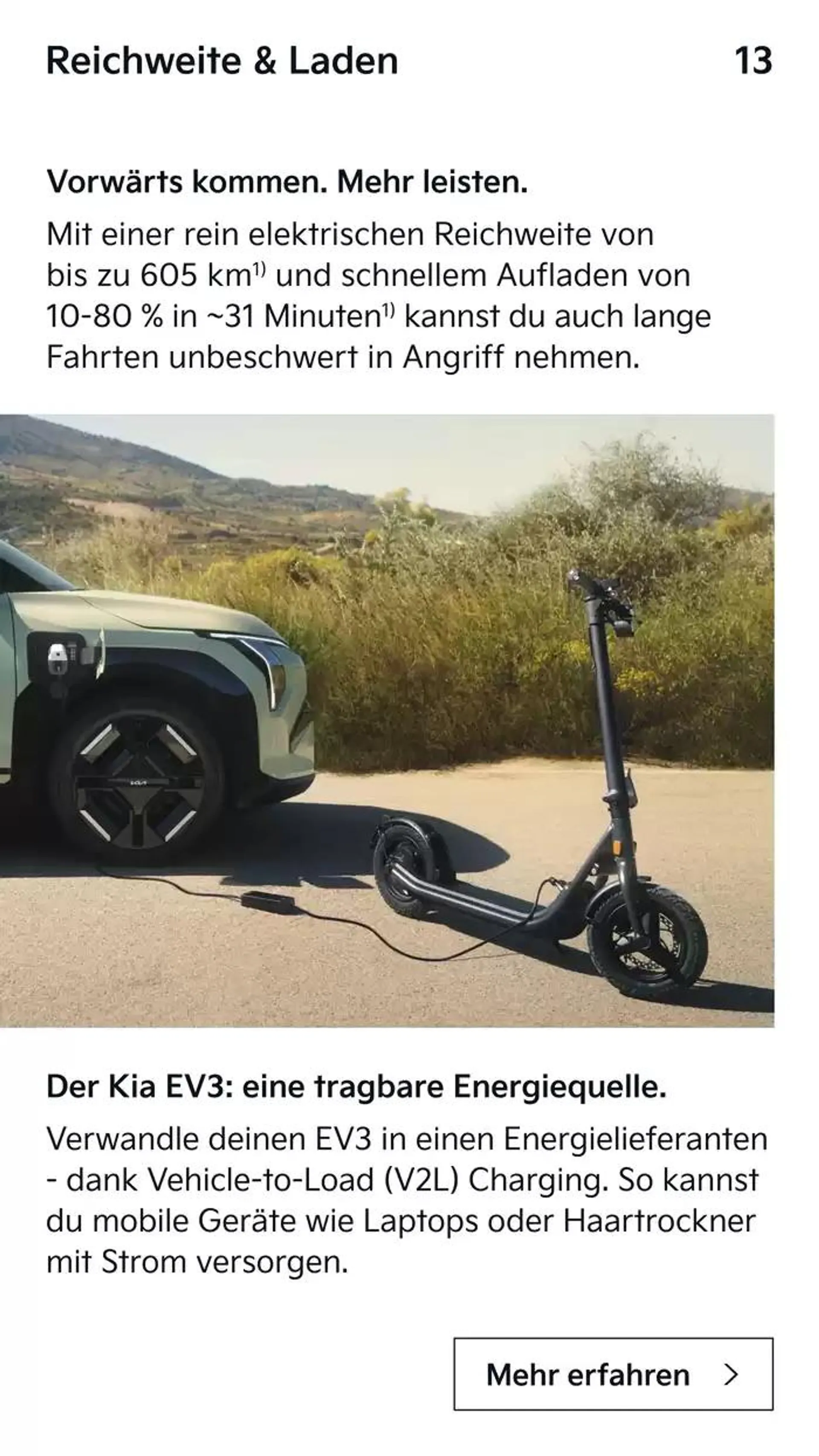 Kia EV3 von 10. Oktober bis 10. Oktober 2025 - Flugblätt seite  13