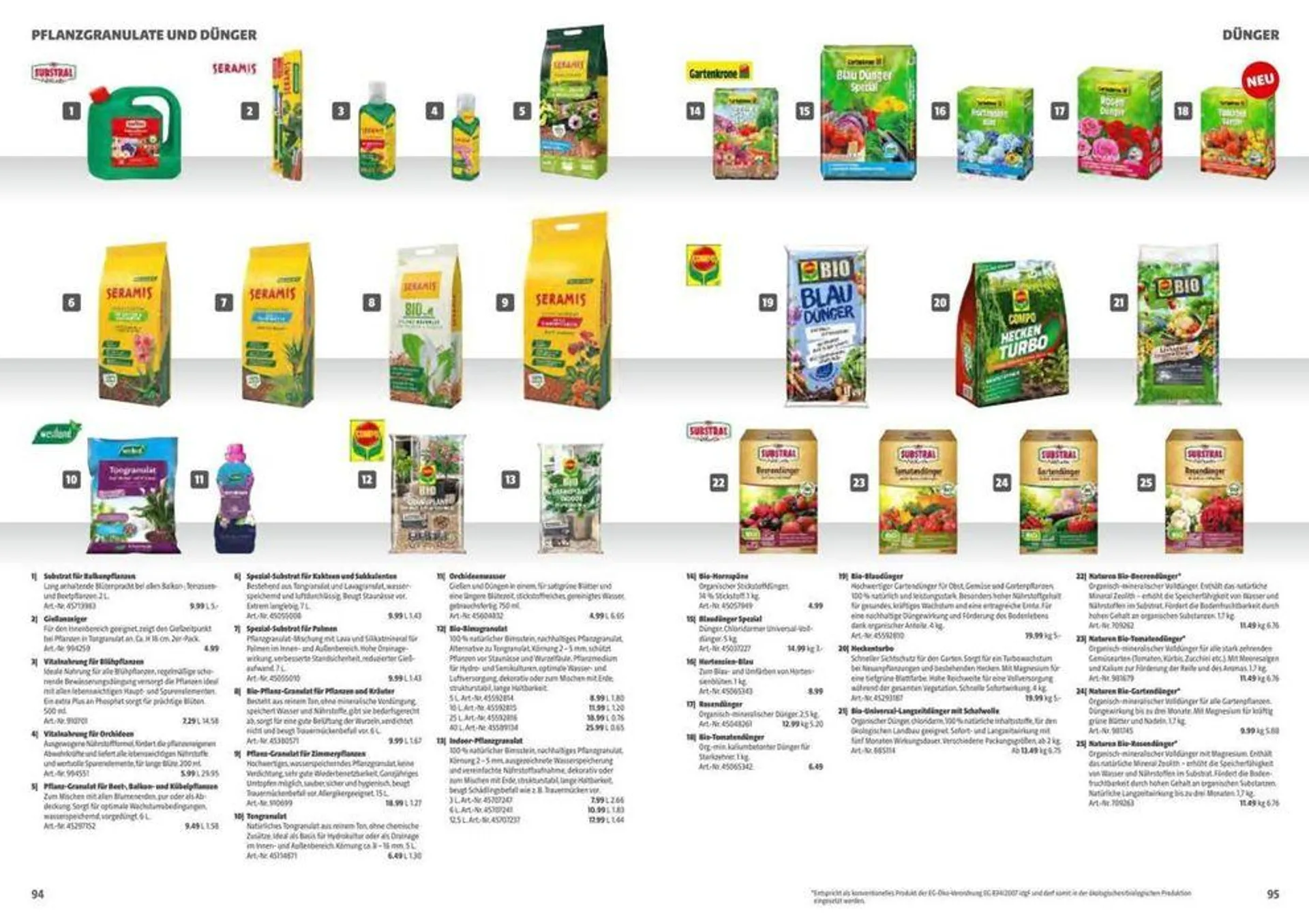 Katalog 2024 GARTENJAHR von 4. März bis 31. Dezember 2024 - Flugblätt seite  97