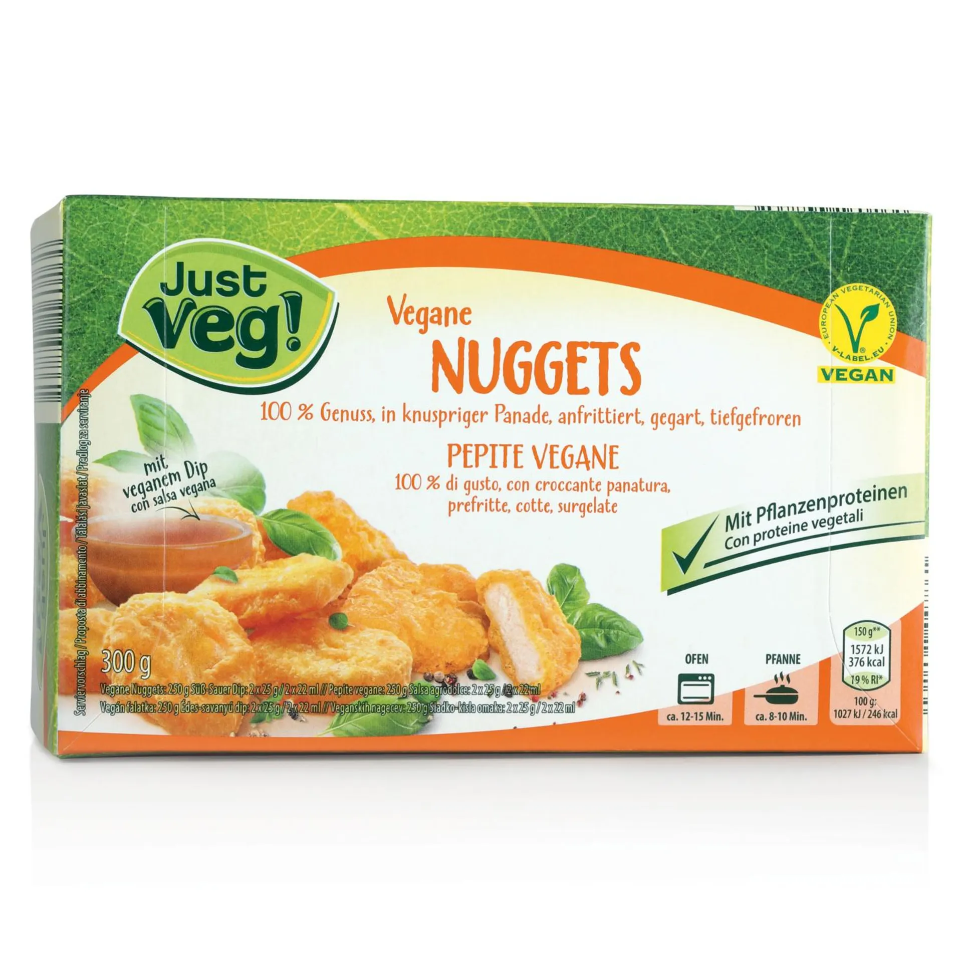 JUST VEG! Veganes Wonder Sortiment, Vegane Nuggets