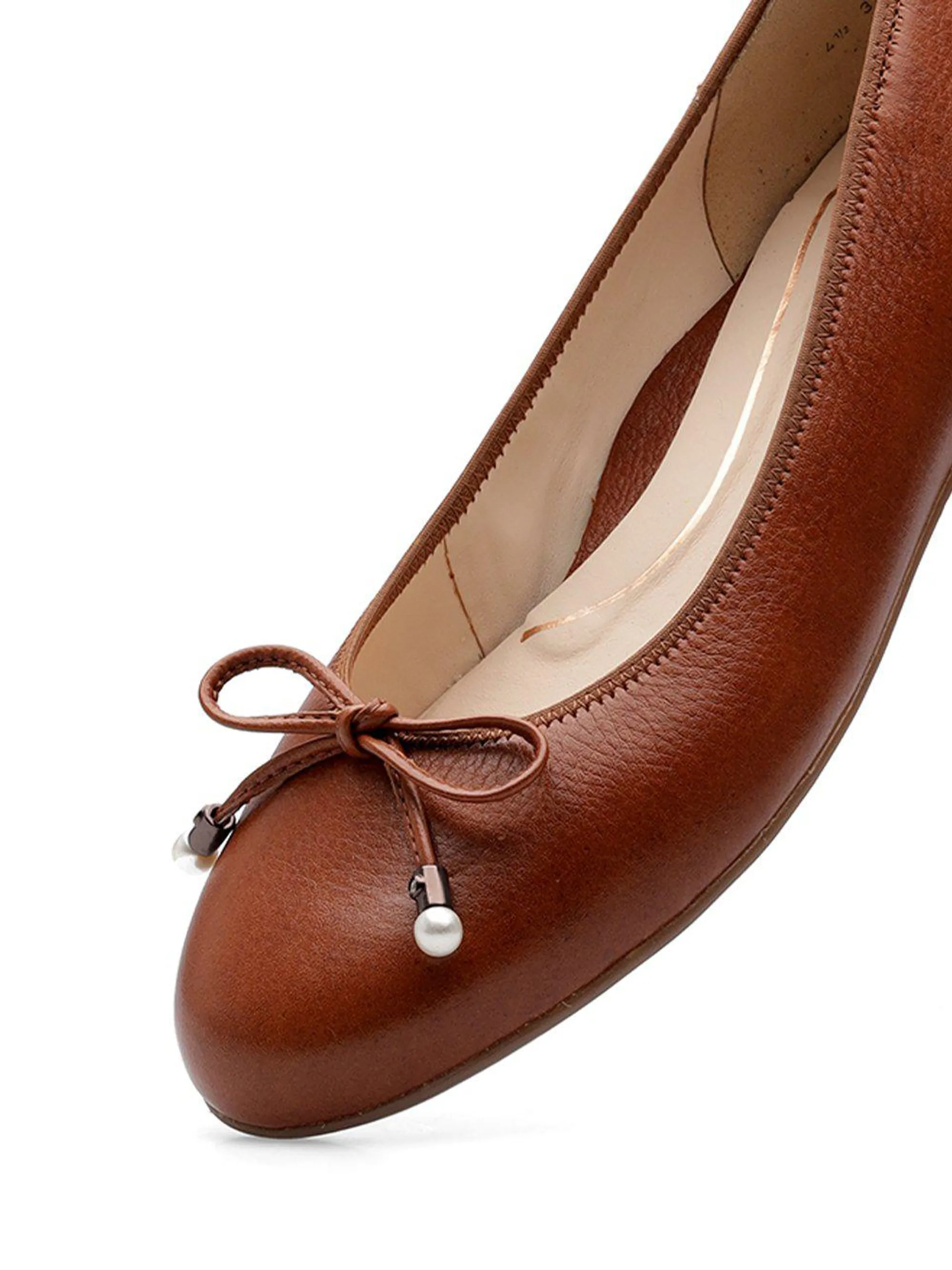 Damen Ballerina Sardinia cognac