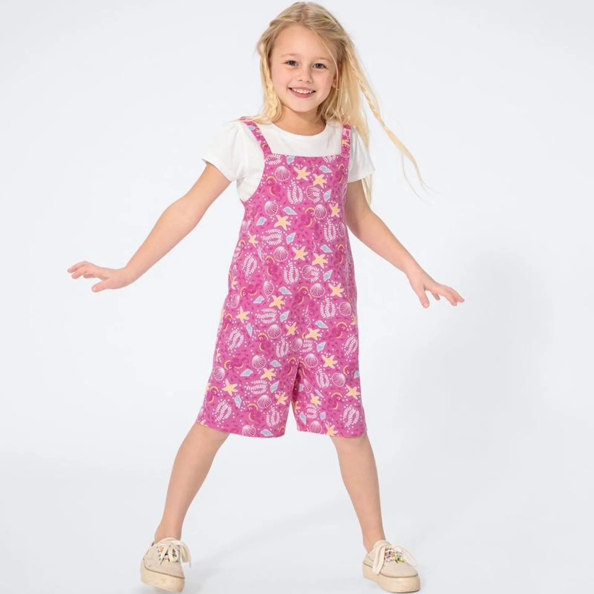 Kinder-Mädchen-Jumpsuit mit Meer-Muster