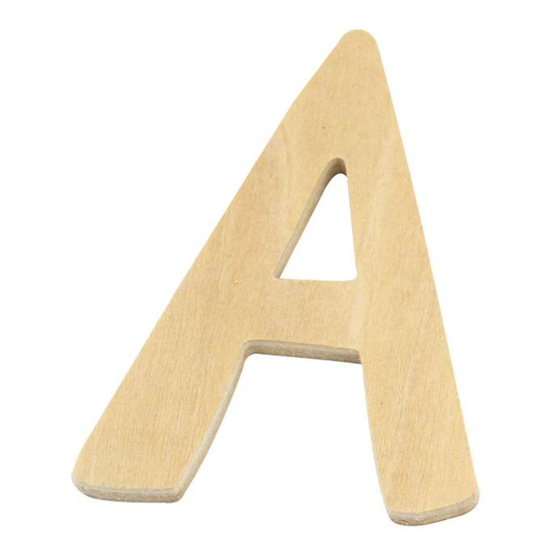 Holz- Buchstabe A,FSC Mix Credit, 6cm ø