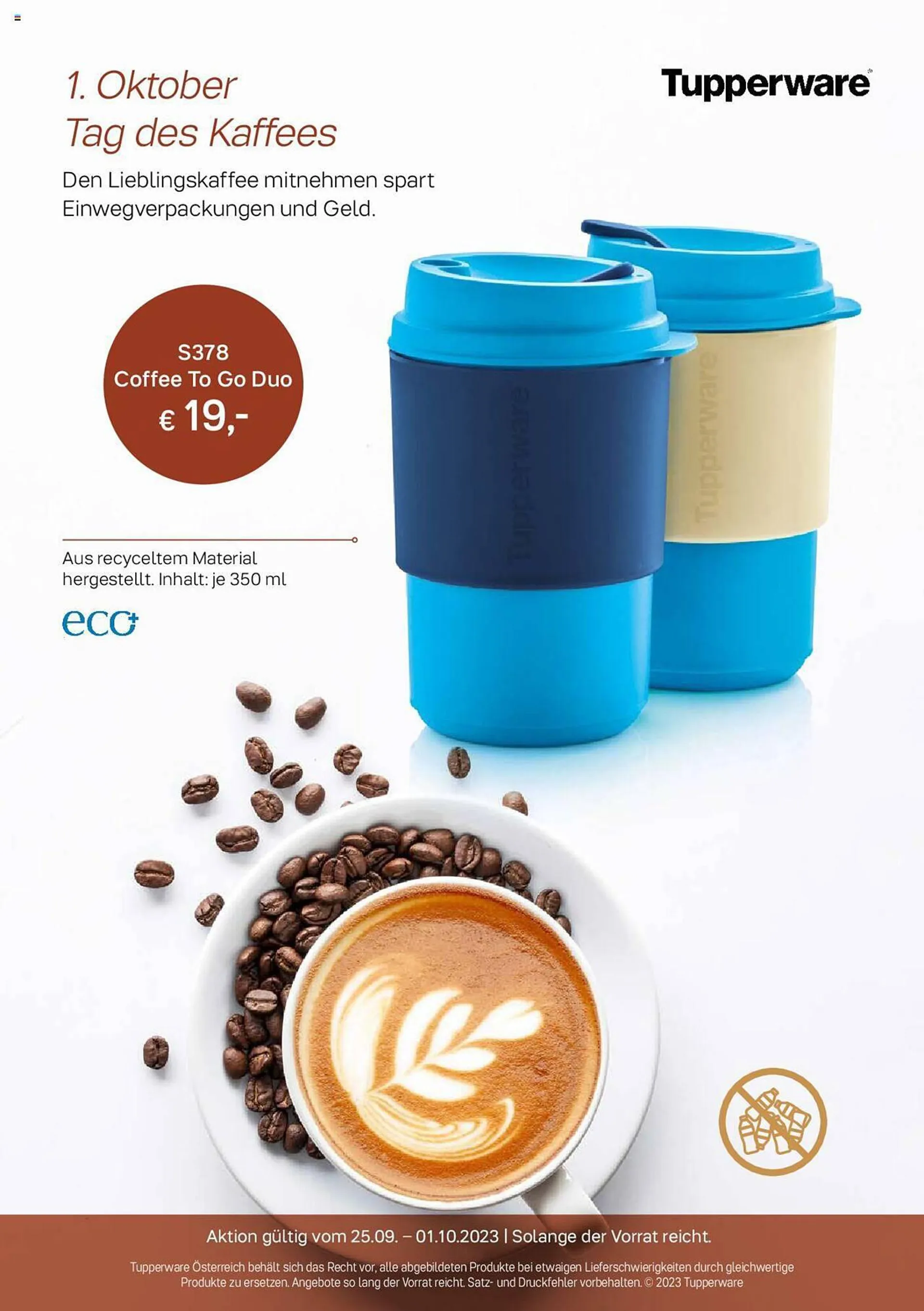 Tupperware Flugblatt von 25. September bis 1. Oktober 2023 - Flugblätt seite  2