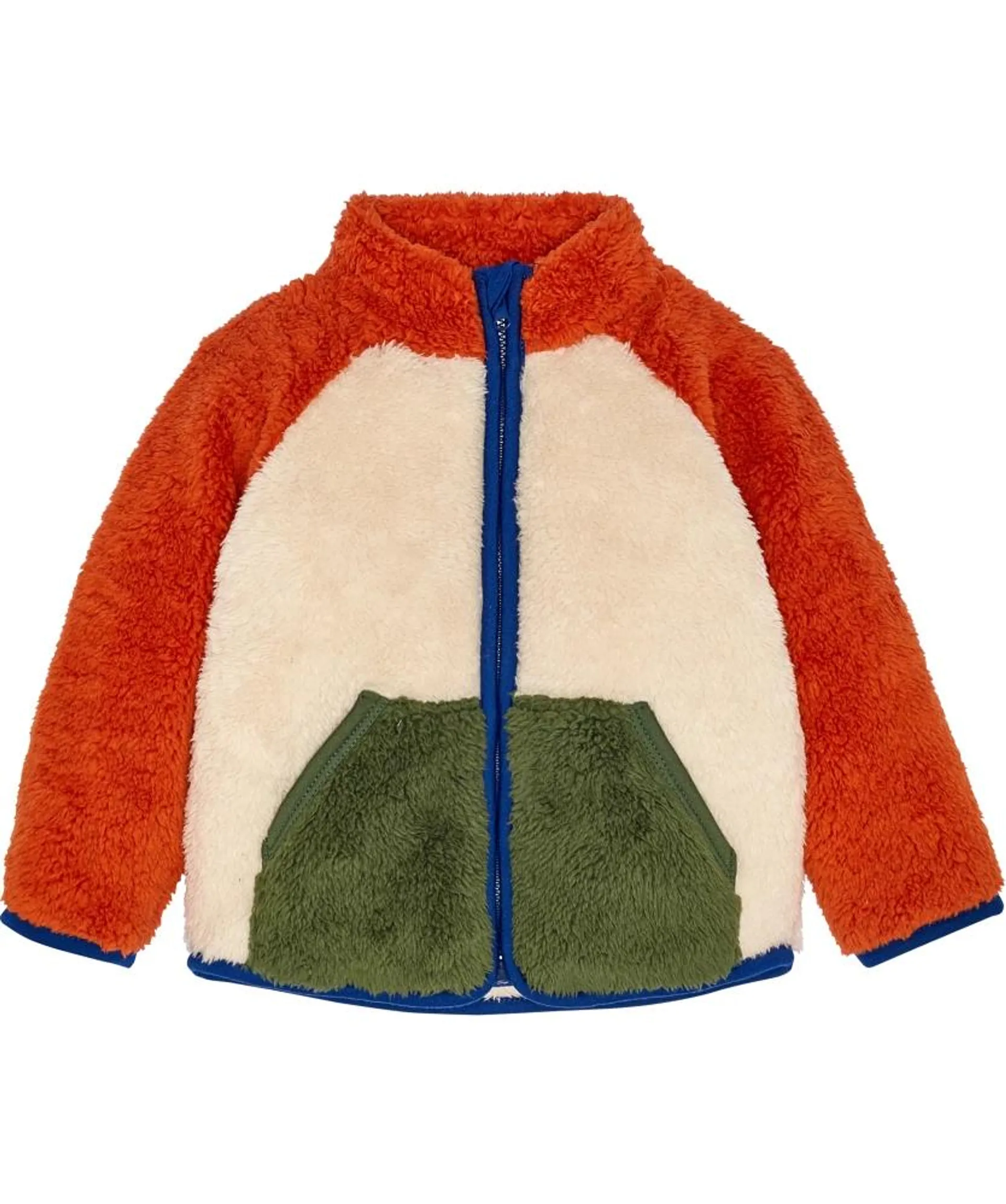 Jacke aus Teddyfleece