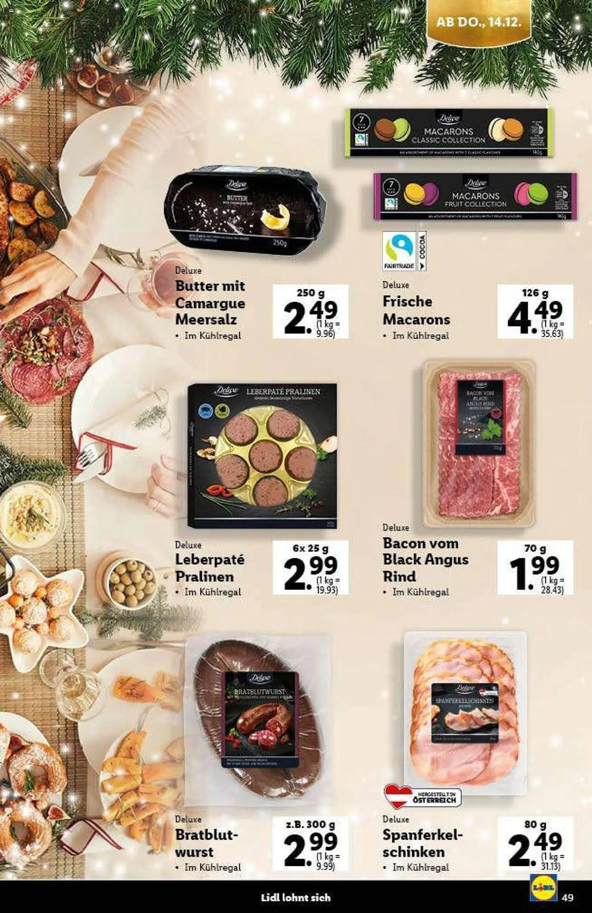 Lidl Flugblatt von 9. November bis 21. Dezember 2023 - Flugblätt seite  49