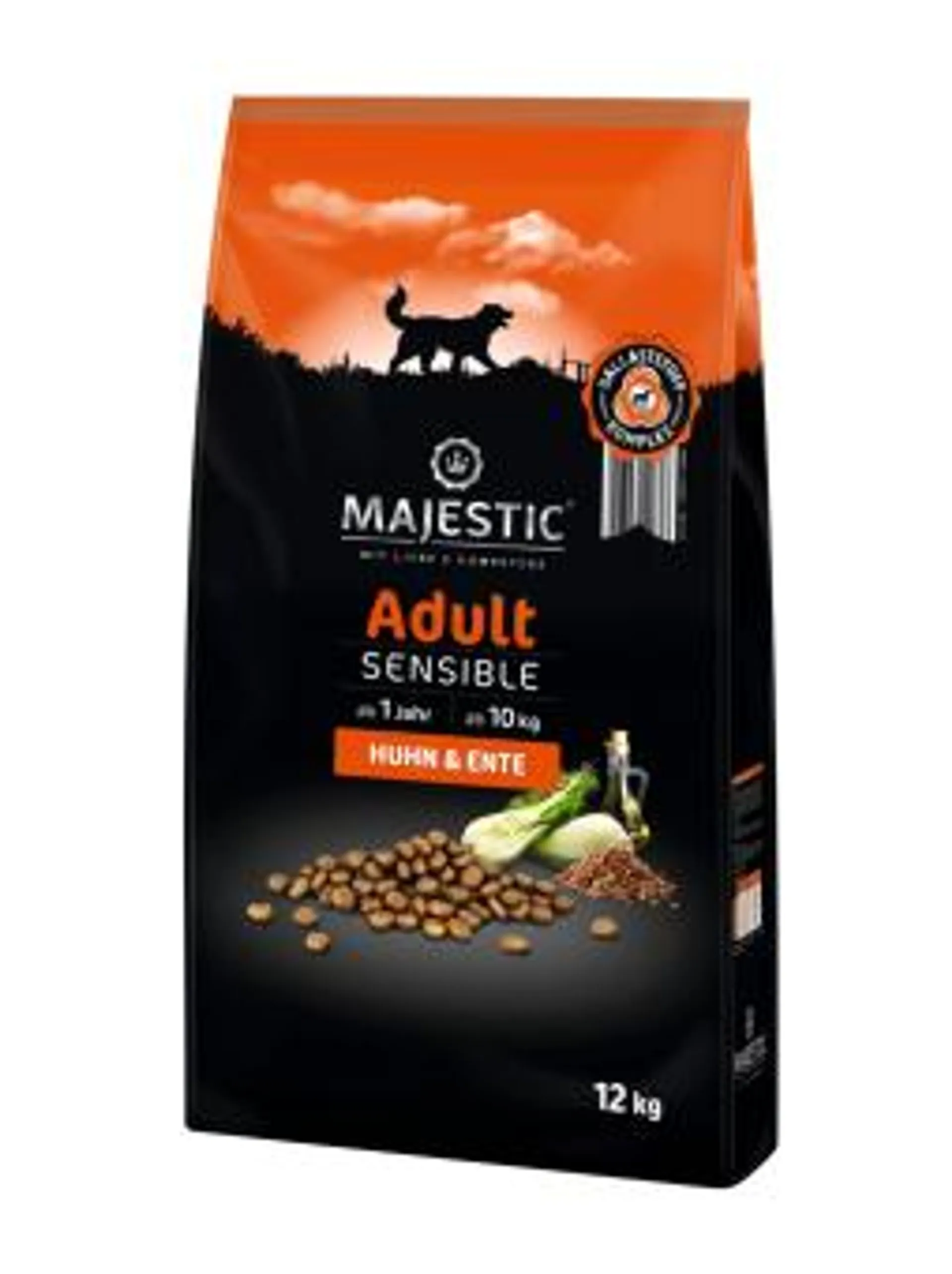 MAJESTIC Sensible 12kg mit Huhn und Ente