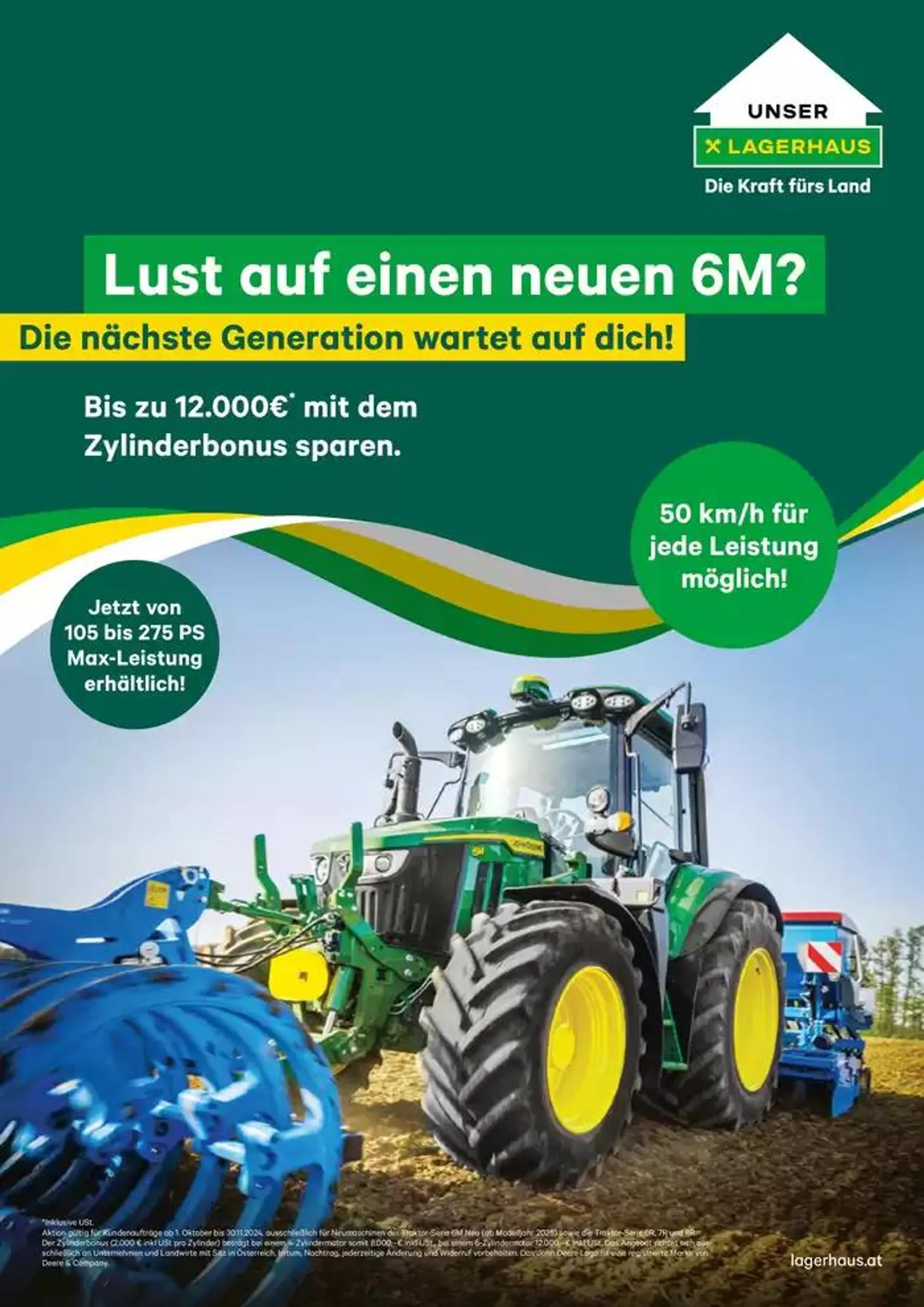 Zylinderbonus von John Deere von 12. Oktober bis 26. Oktober 2024 - Flugblätt seite  2