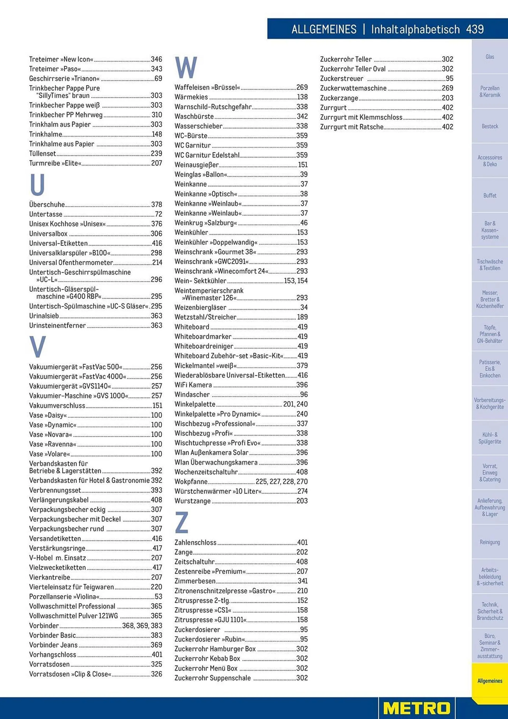 Metro Flugblatt von 22. Dezember bis 30. September 2024 - Flugblätt seite  439