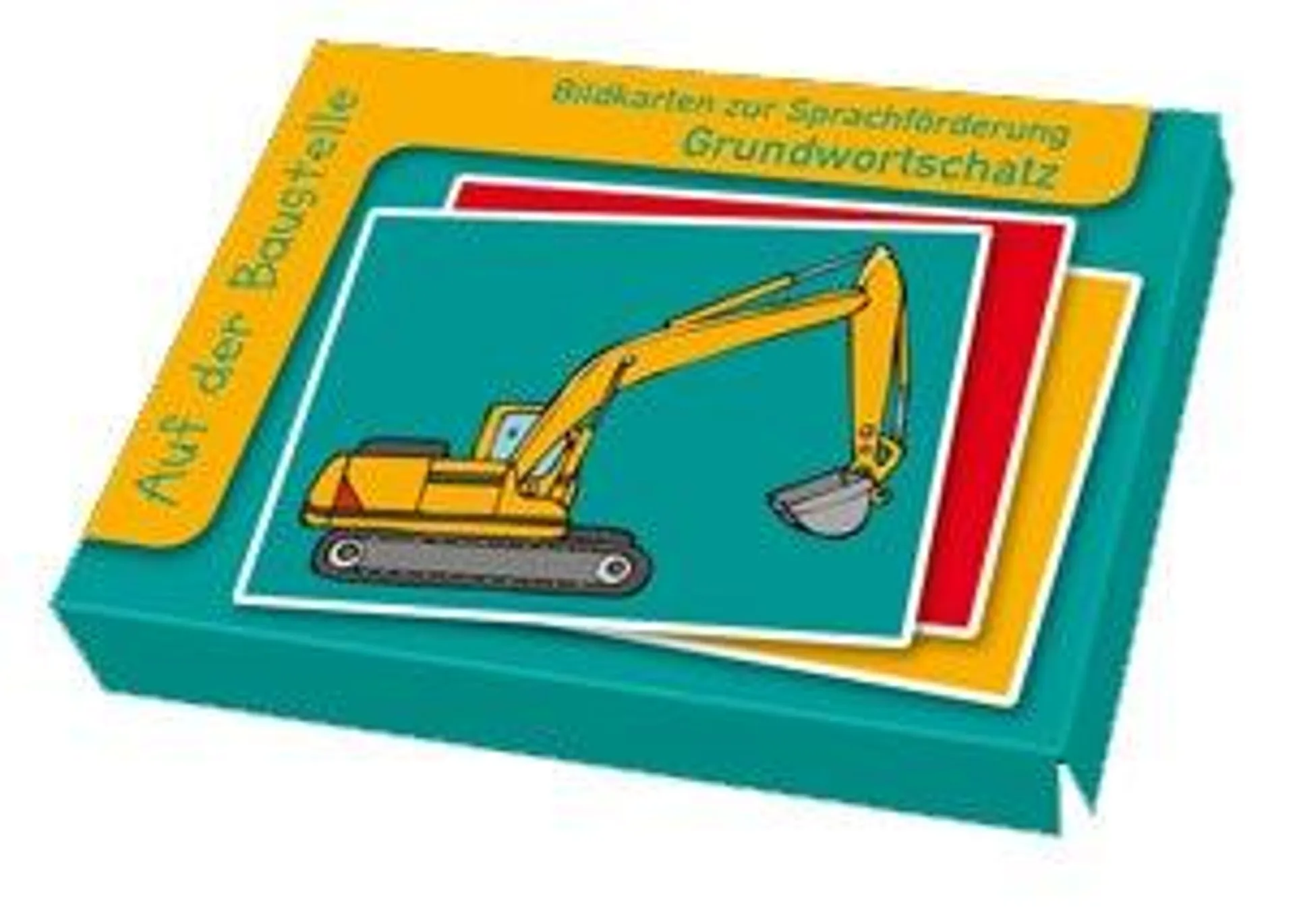 Bildkarten zur Sprachförderung. Grundwortschatz. Auf der Baustelle