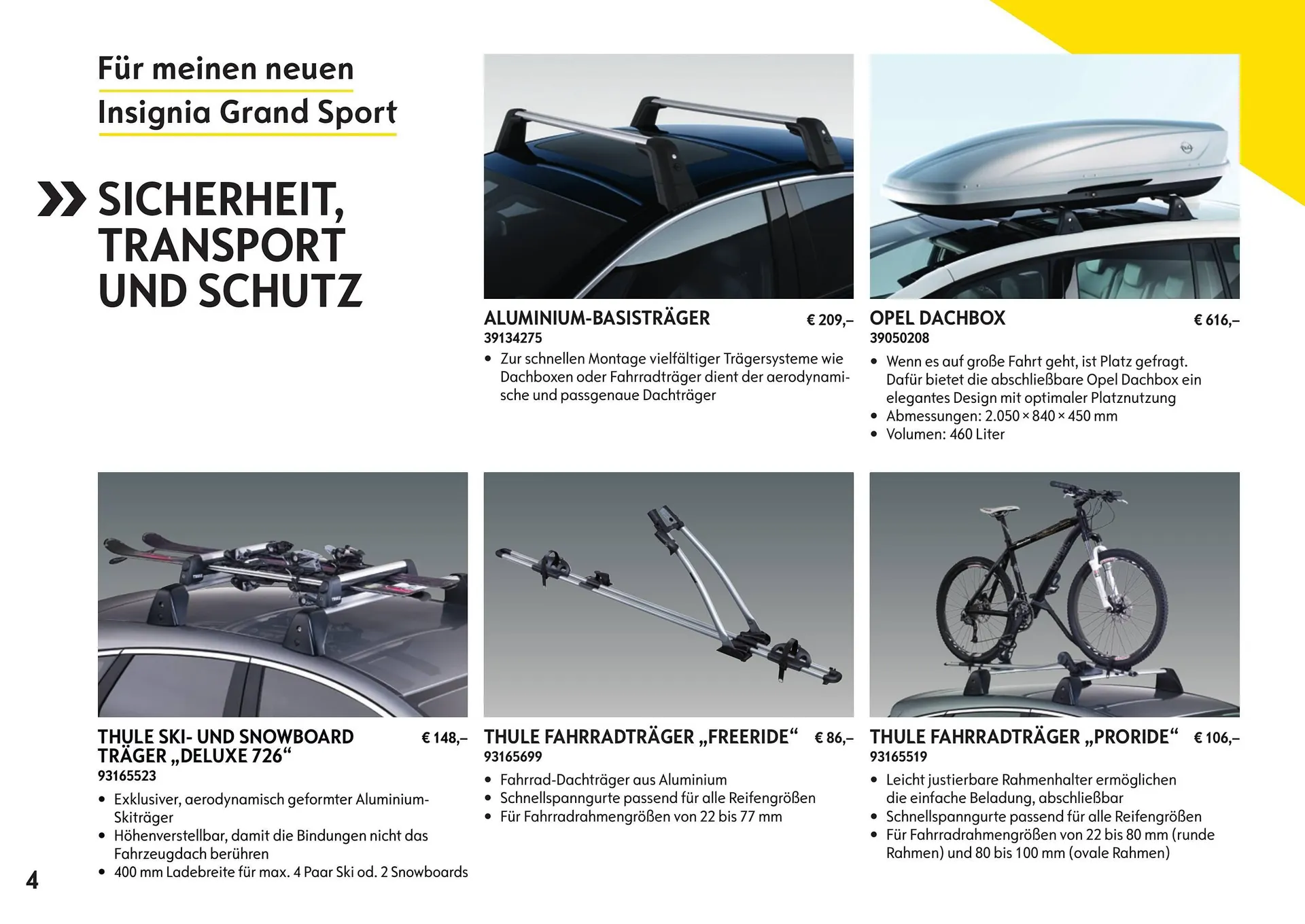 Opel Insignia Flugblatt von 16. Mai bis 15. Mai 2025 - Flugblätt seite  4