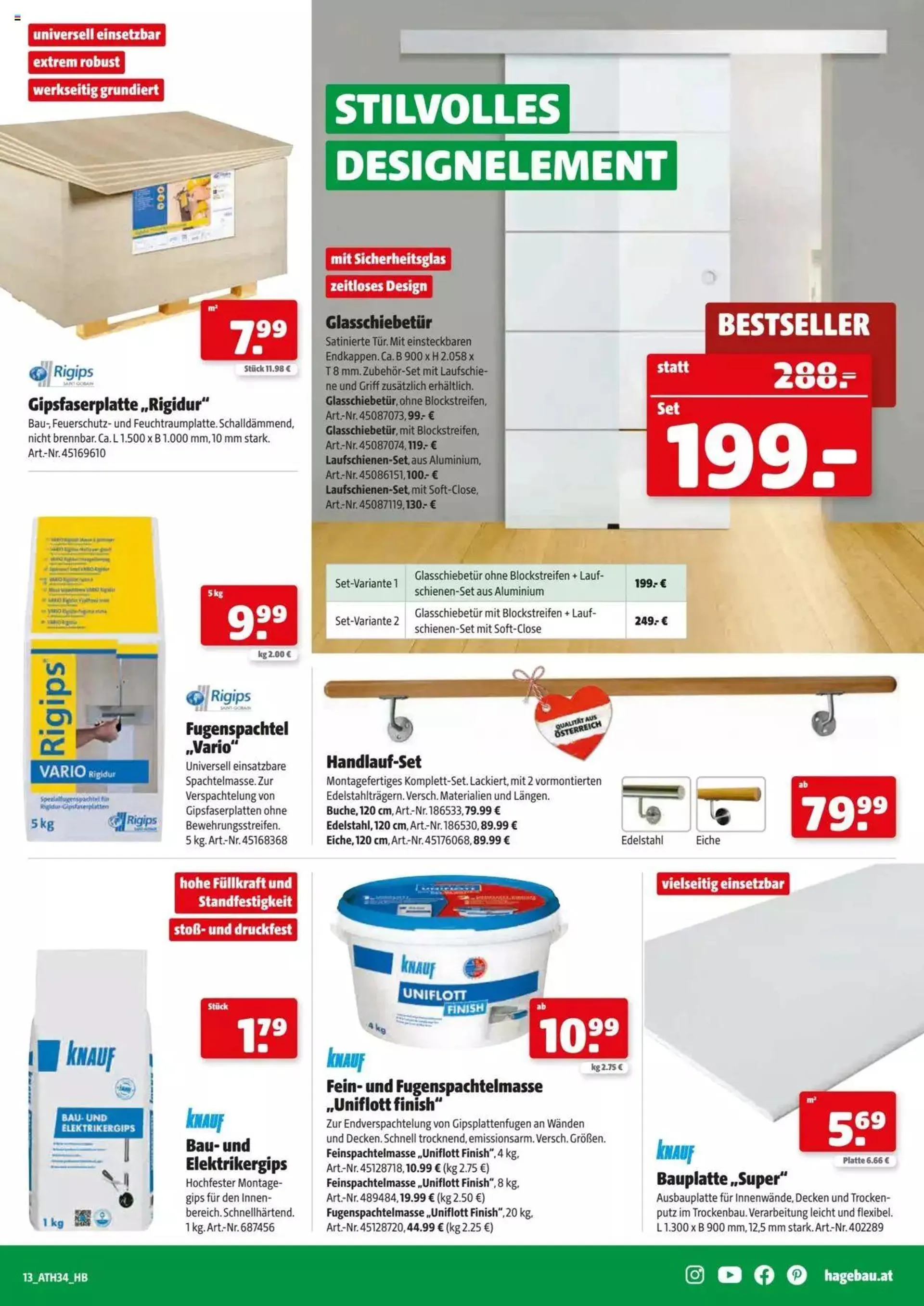 Hagebau Flugblatt von 28. September bis 7. Oktober 2023 - Flugblätt seite  13